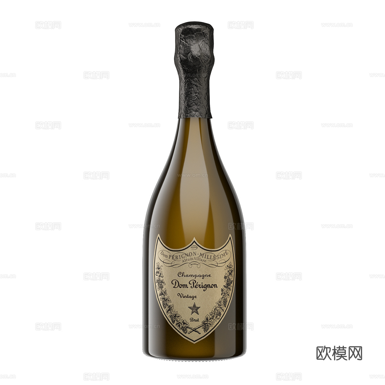 Dom Perignon 香槟 酒 酒瓶 红酒 白葡萄酒3d模型