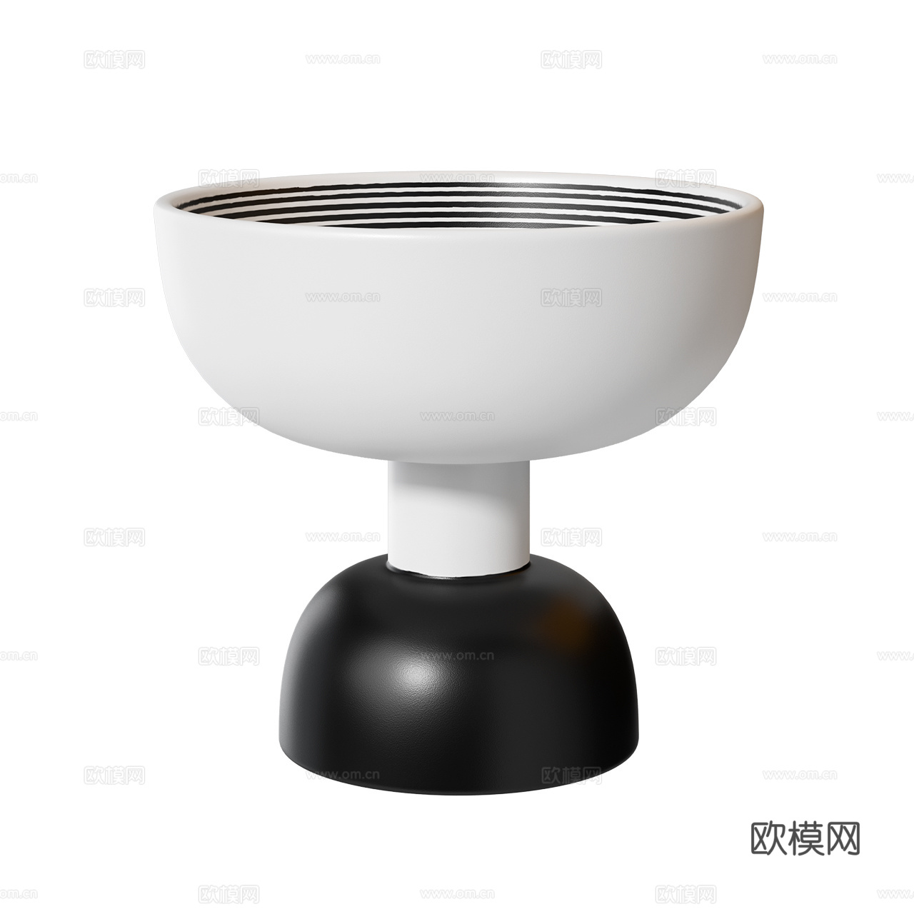 Bitossi 北欧陶瓷 陶瓷碗 艺术品 装饰品 茶几摆件3d模型