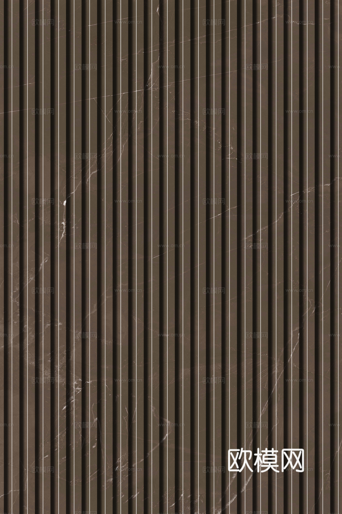 岩板石纹拉槽格栅长城板下载（渲染图3）