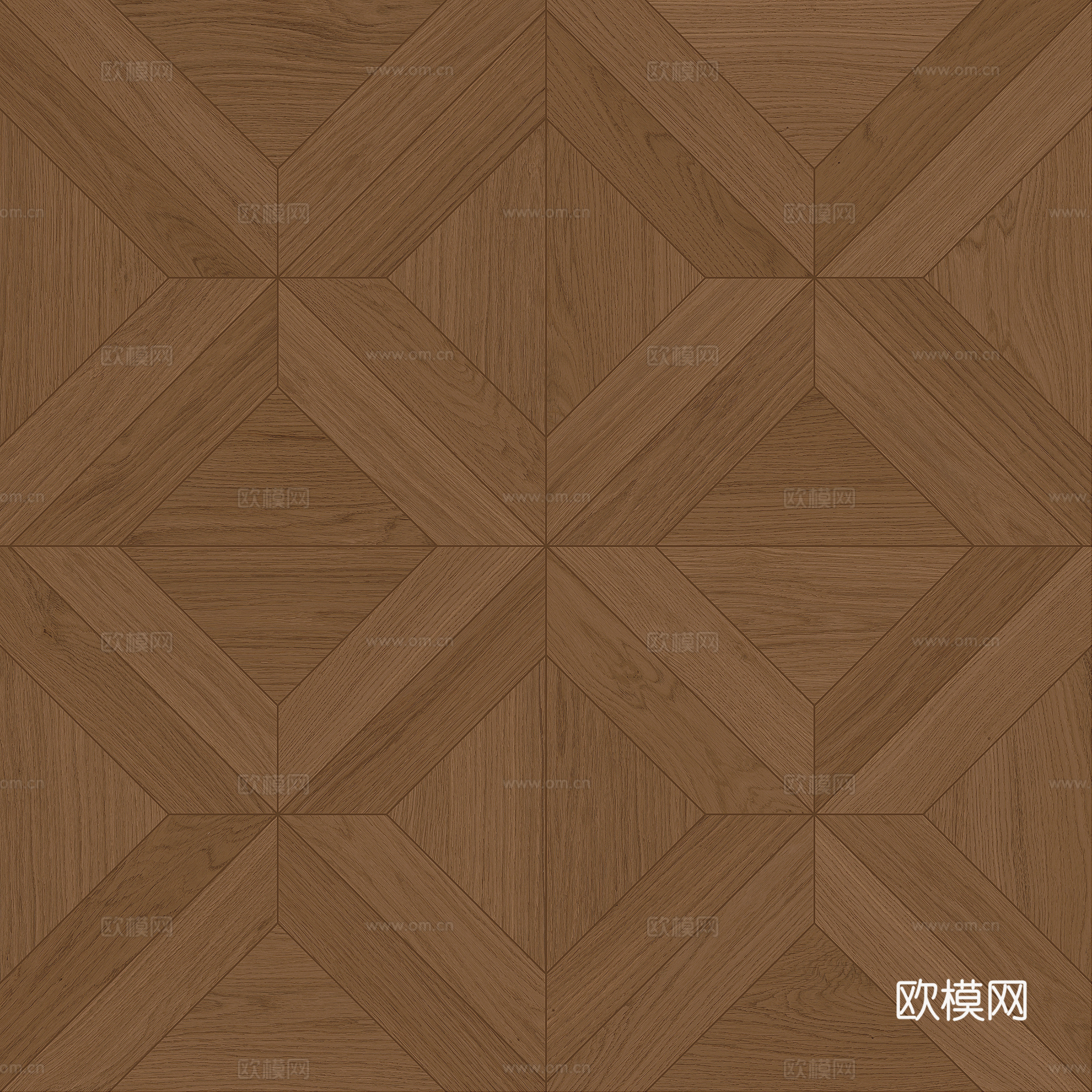 无缝胡桃色拼花实木木地板