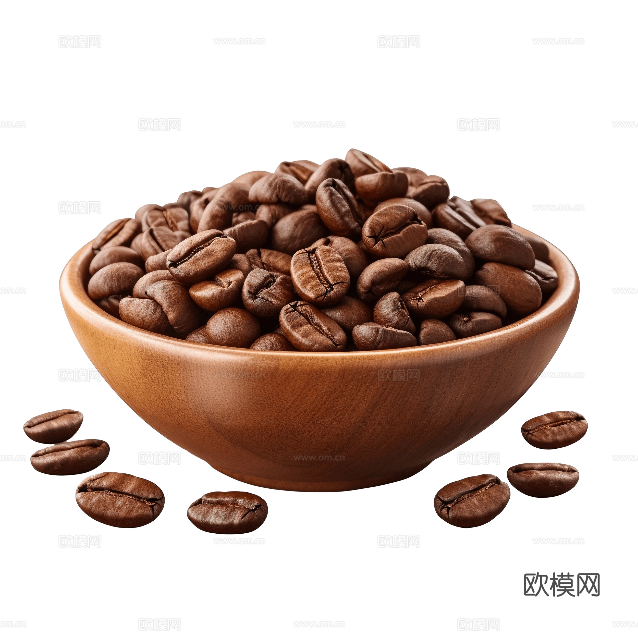 免抠咖啡豆