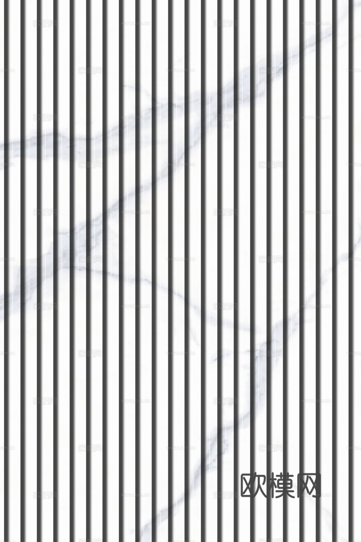 岩板石纹拉槽格栅长城板下载（渲染图2）