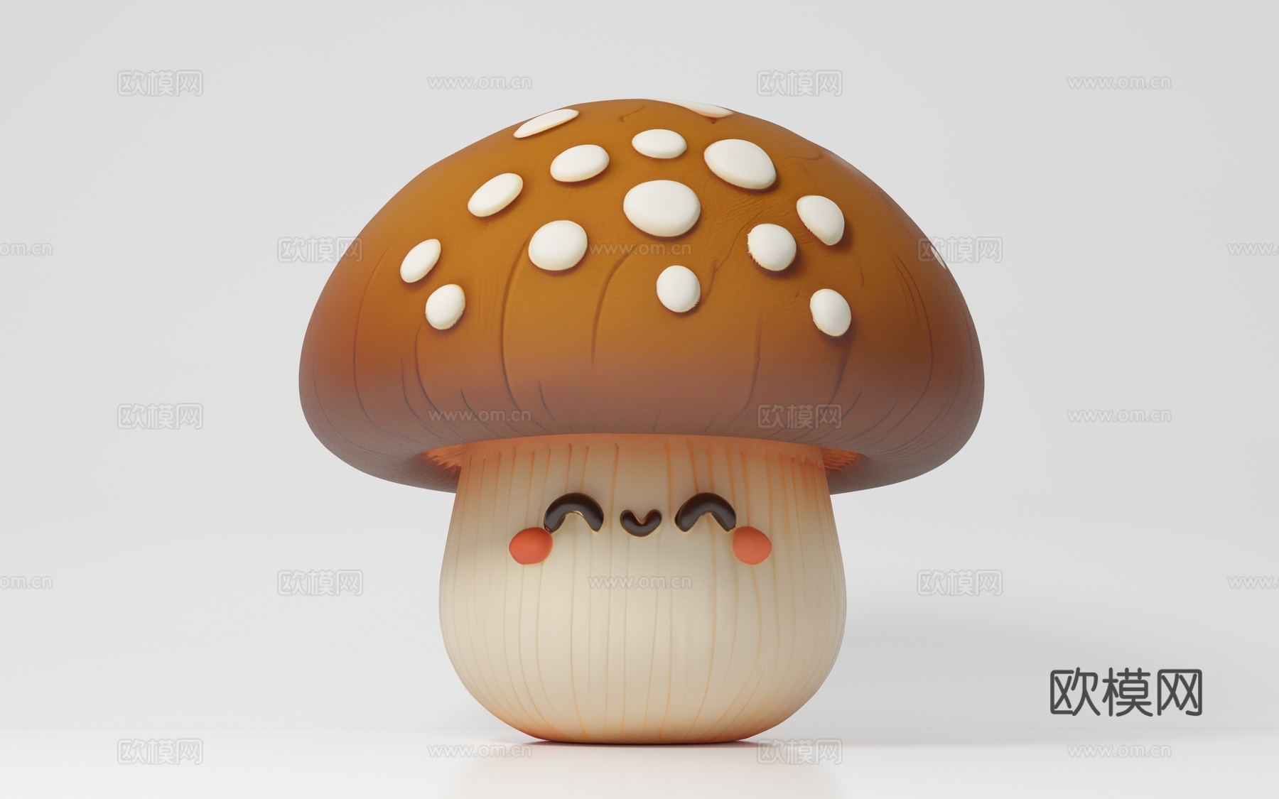 卡通蘑菇 动画 动漫 角色 形象 手办 摆件 饰品 道具 装3d模型