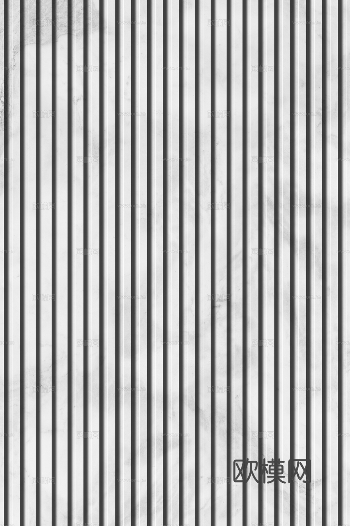 岩板石纹拉槽格栅长城板下载（渲染图6）