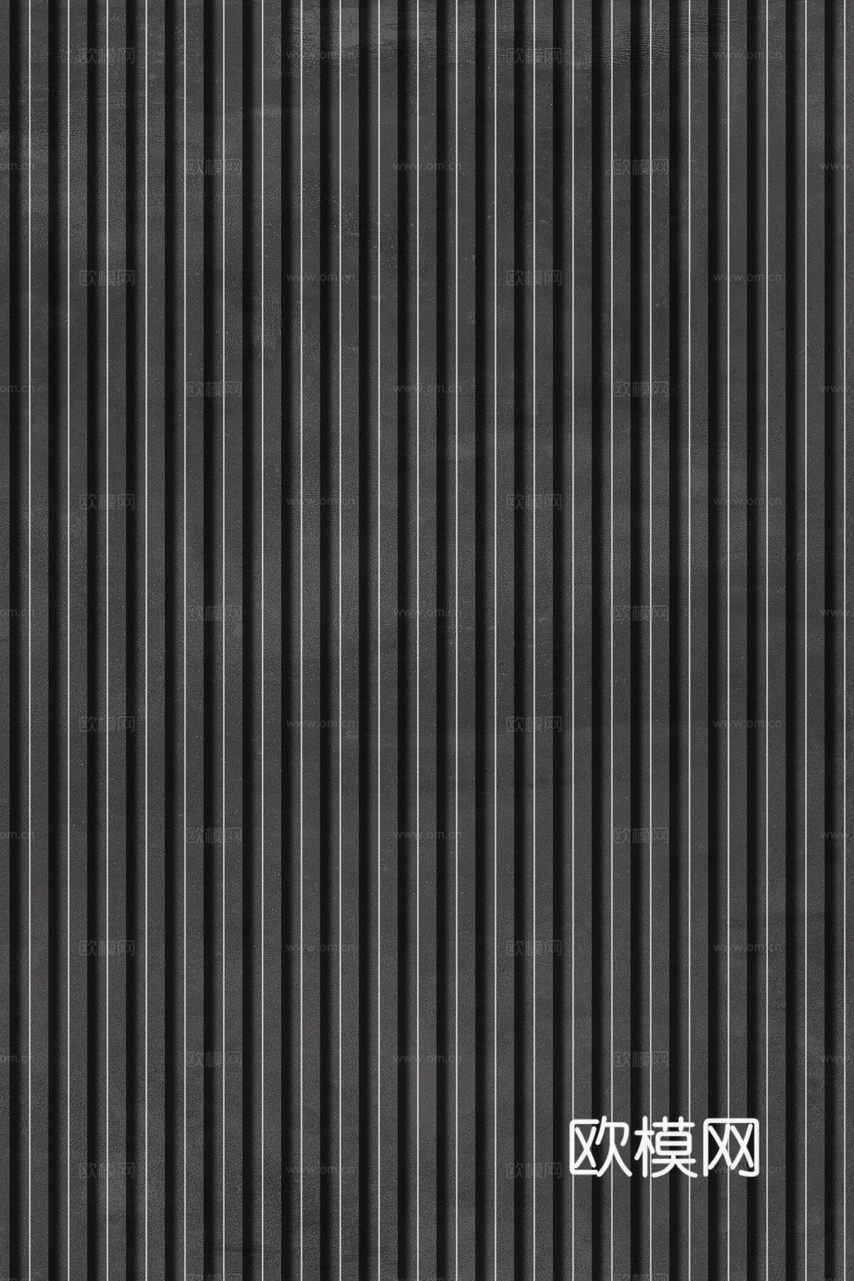 岩板石纹拉槽格栅长城板下载（渲染图6）