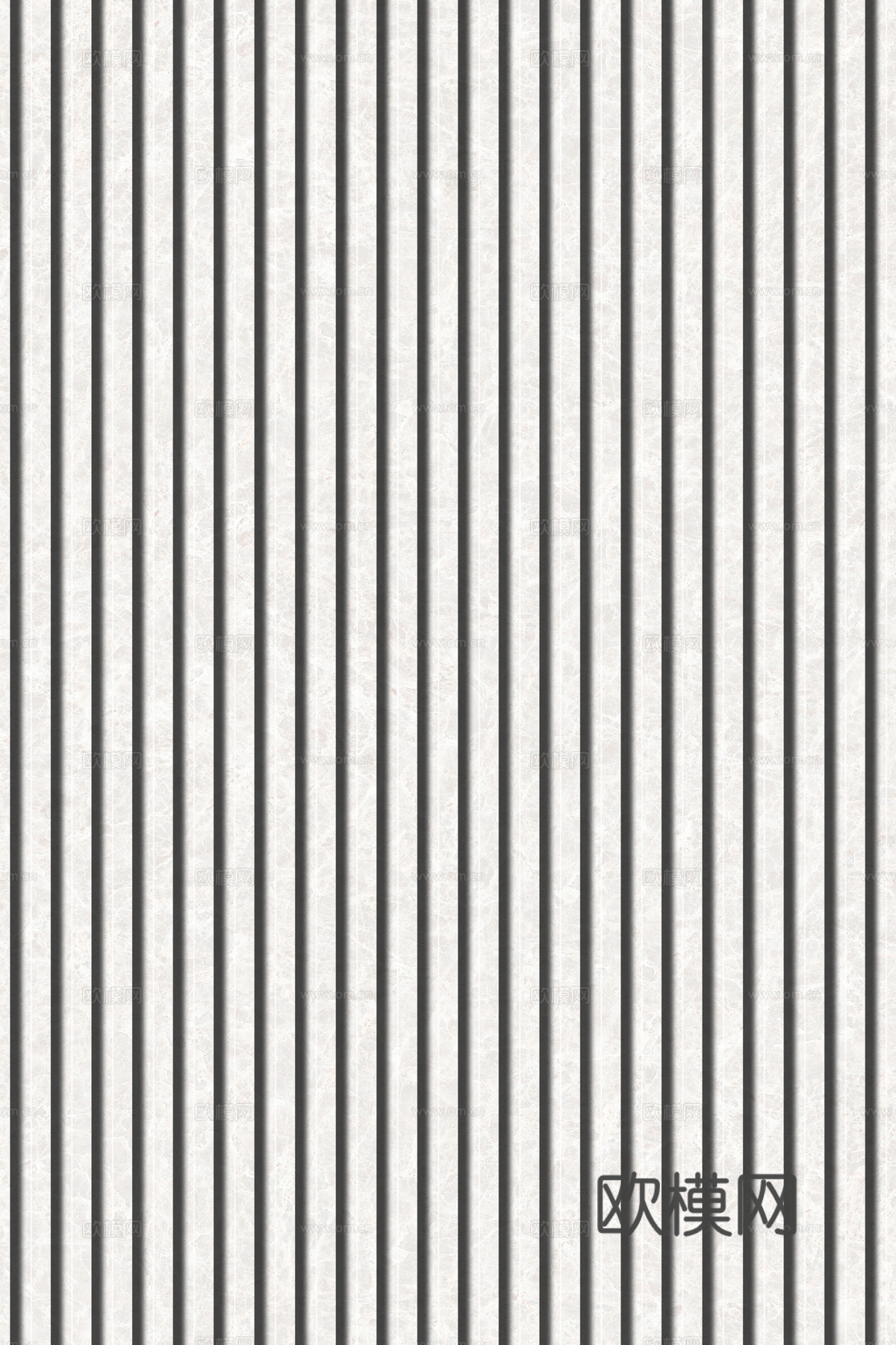 岩板大理石纹拉槽长城板格栅背景墙下载（渲染图8）