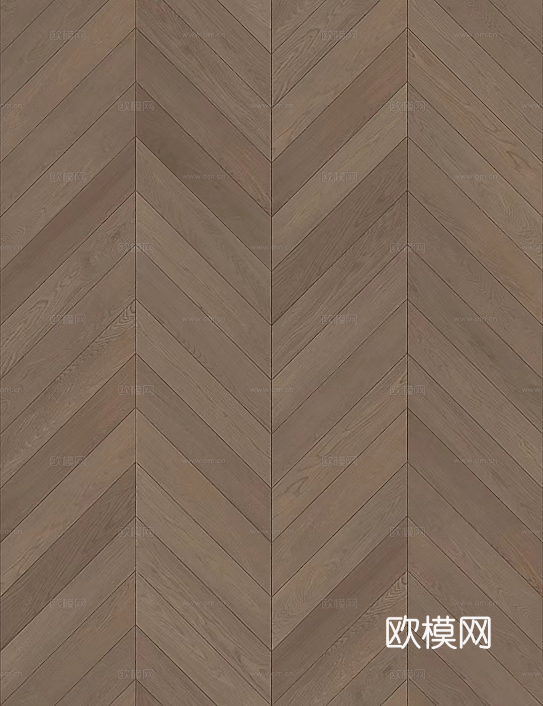 无缝深咖色胡桃色实木鱼骨拼木地板