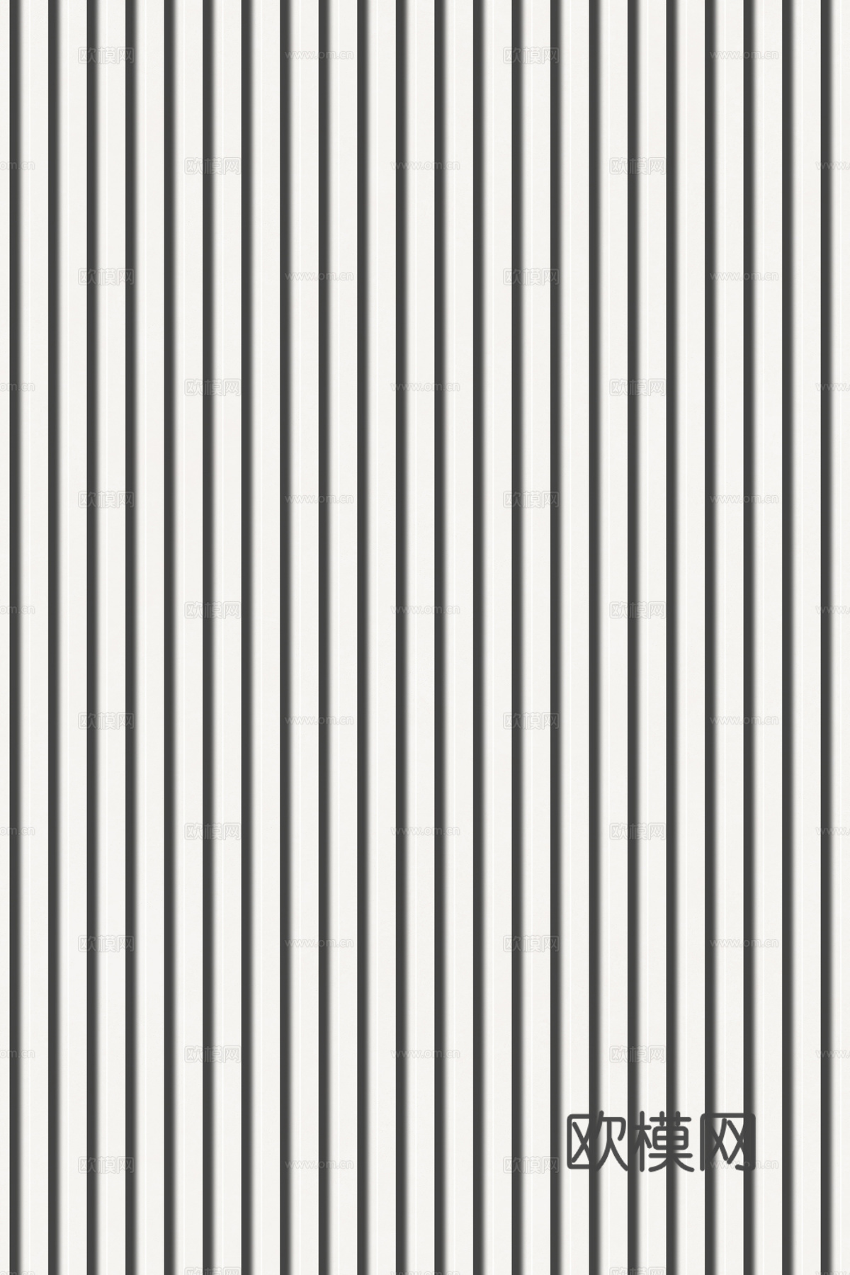 岩板石纹拉槽格栅长城板下载（渲染图5）