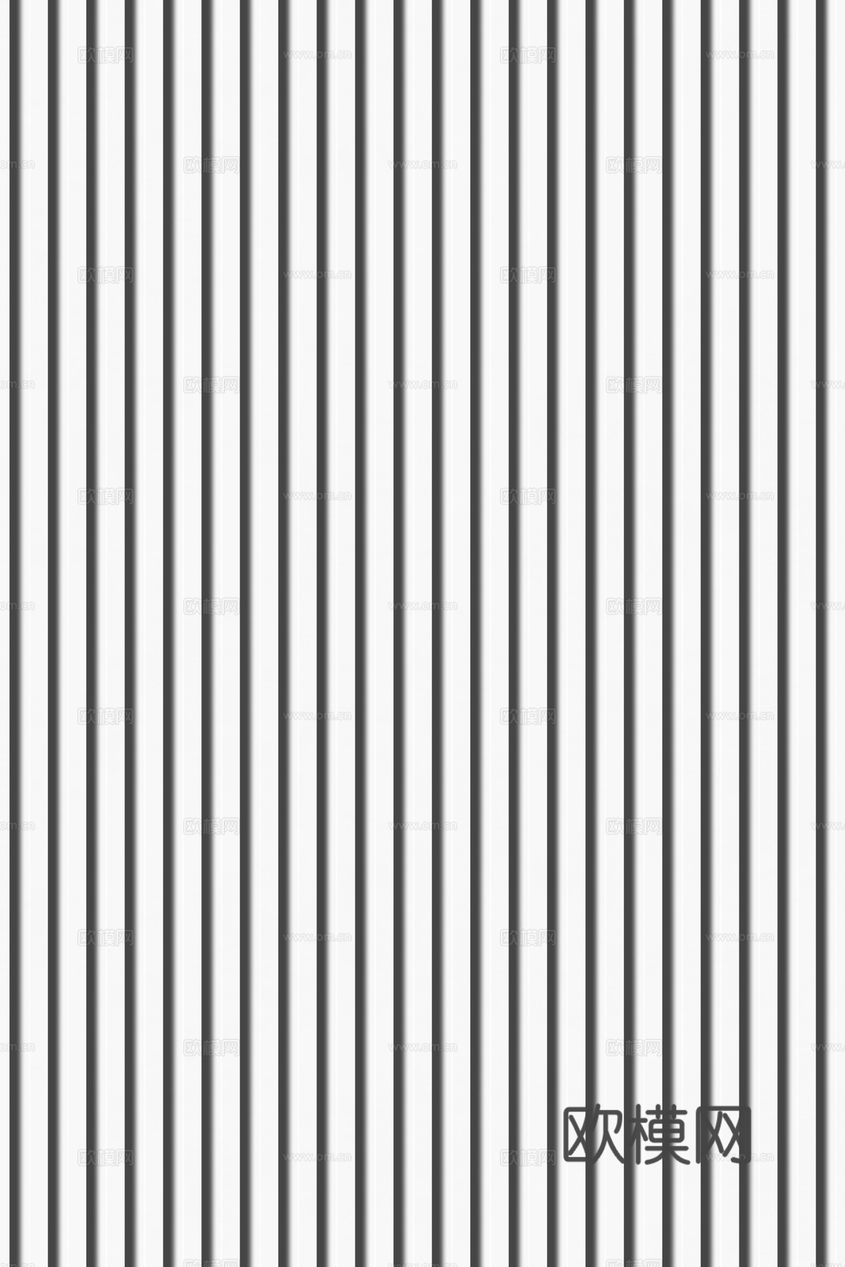 岩板石纹拉槽格栅长城板下载（渲染图2）