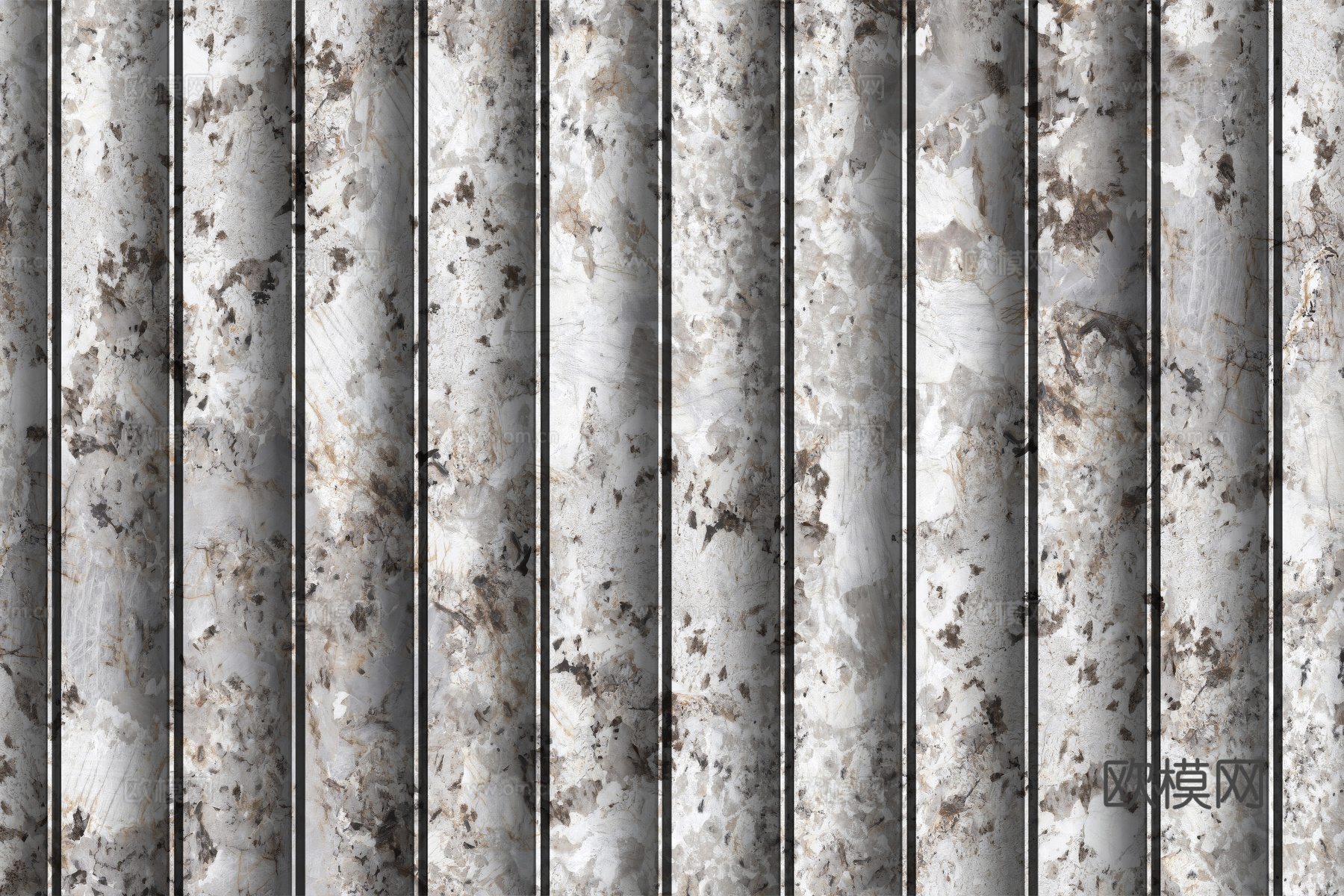 岩板大理石纹波浪艺术背景墙下载（渲染图6）