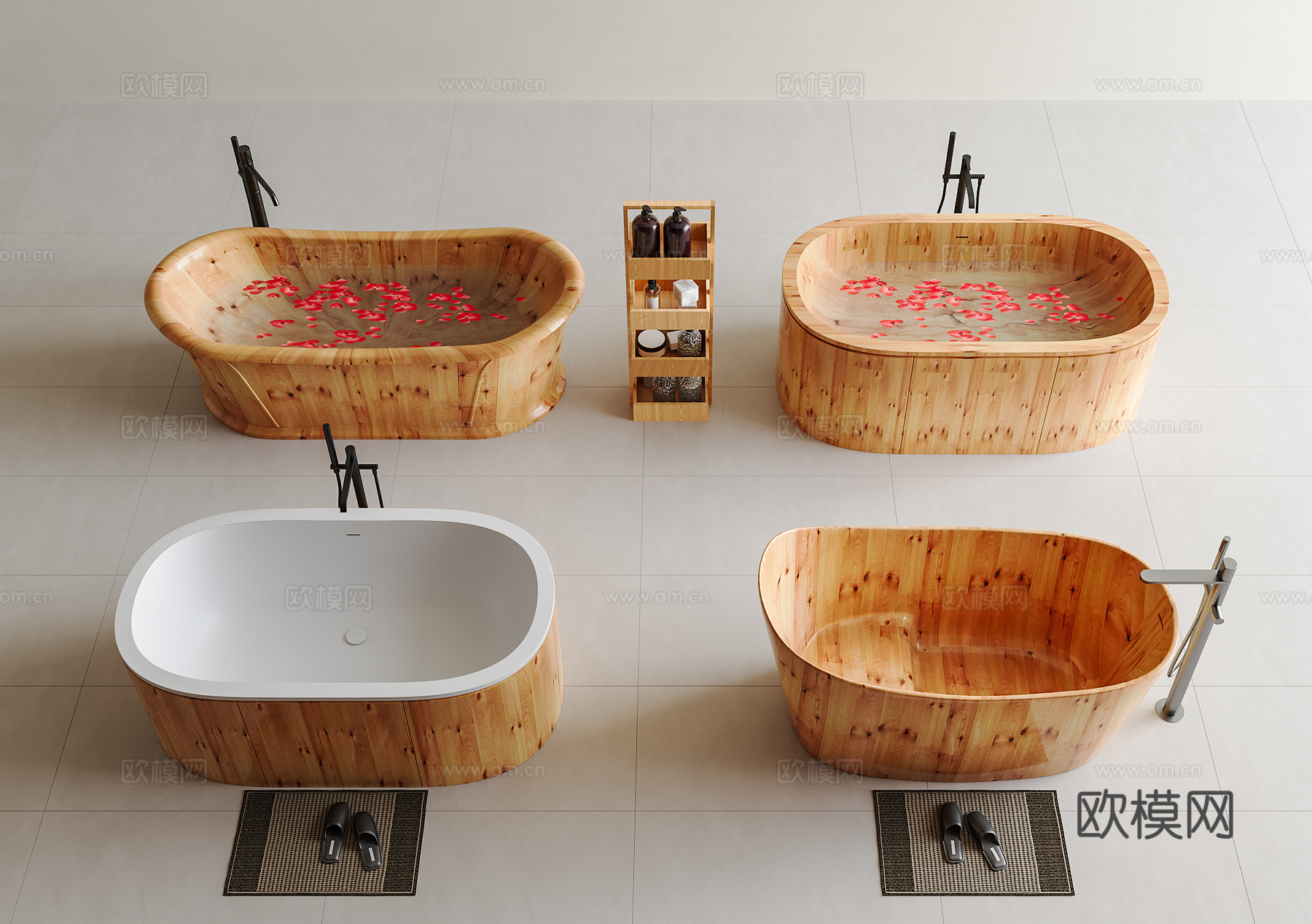 浴缸 实木浴缸 实木浴桶 温泉浴桶 桑拿浴桶 浴桶 桑拿浴缸3d模型