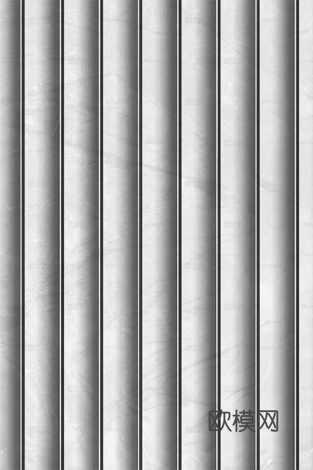 岩板大理石纹波浪艺术背景墙下载（渲染图7）