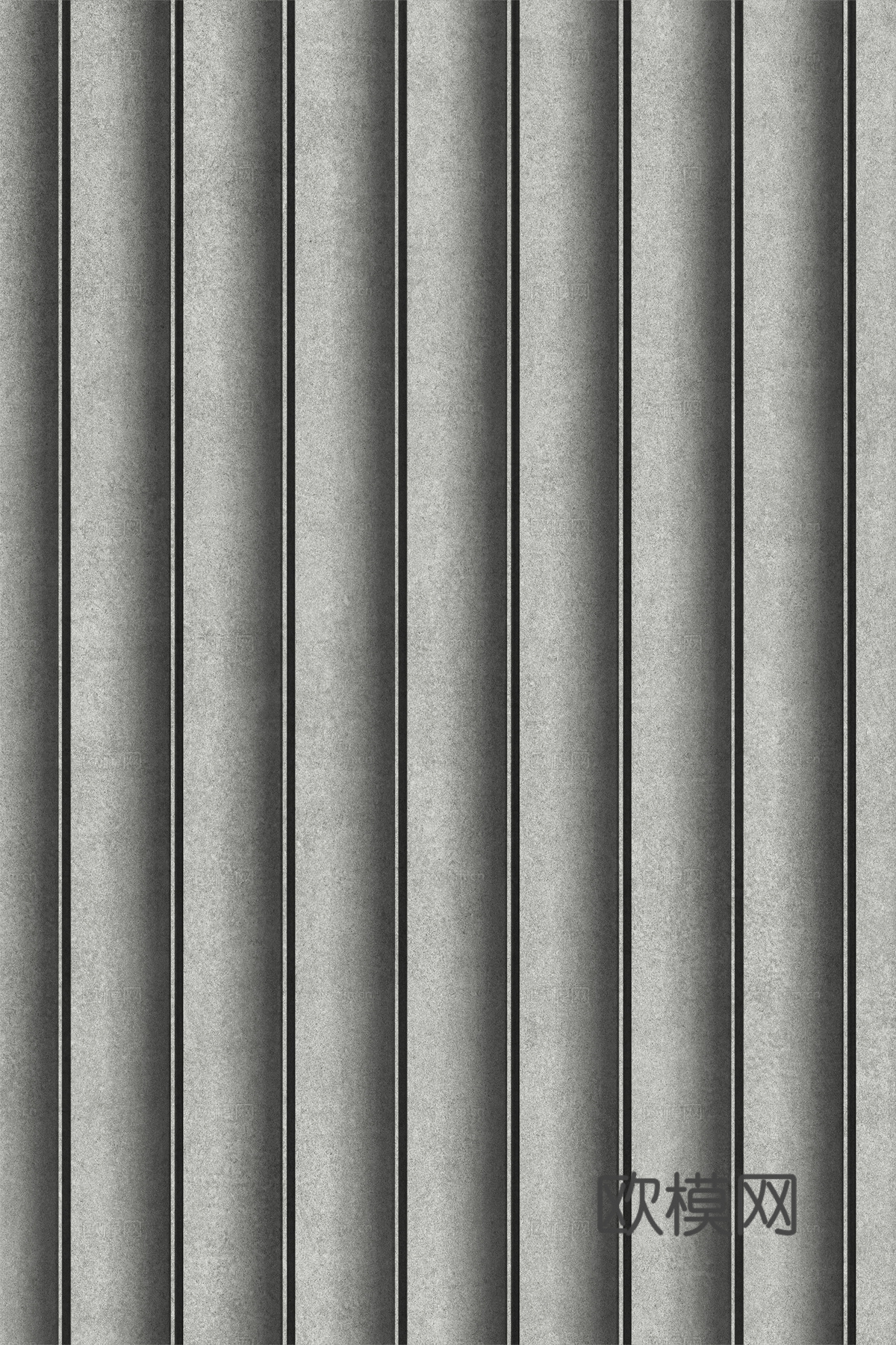 岩板大理石纹波浪艺术背景墙下载（渲染图6）