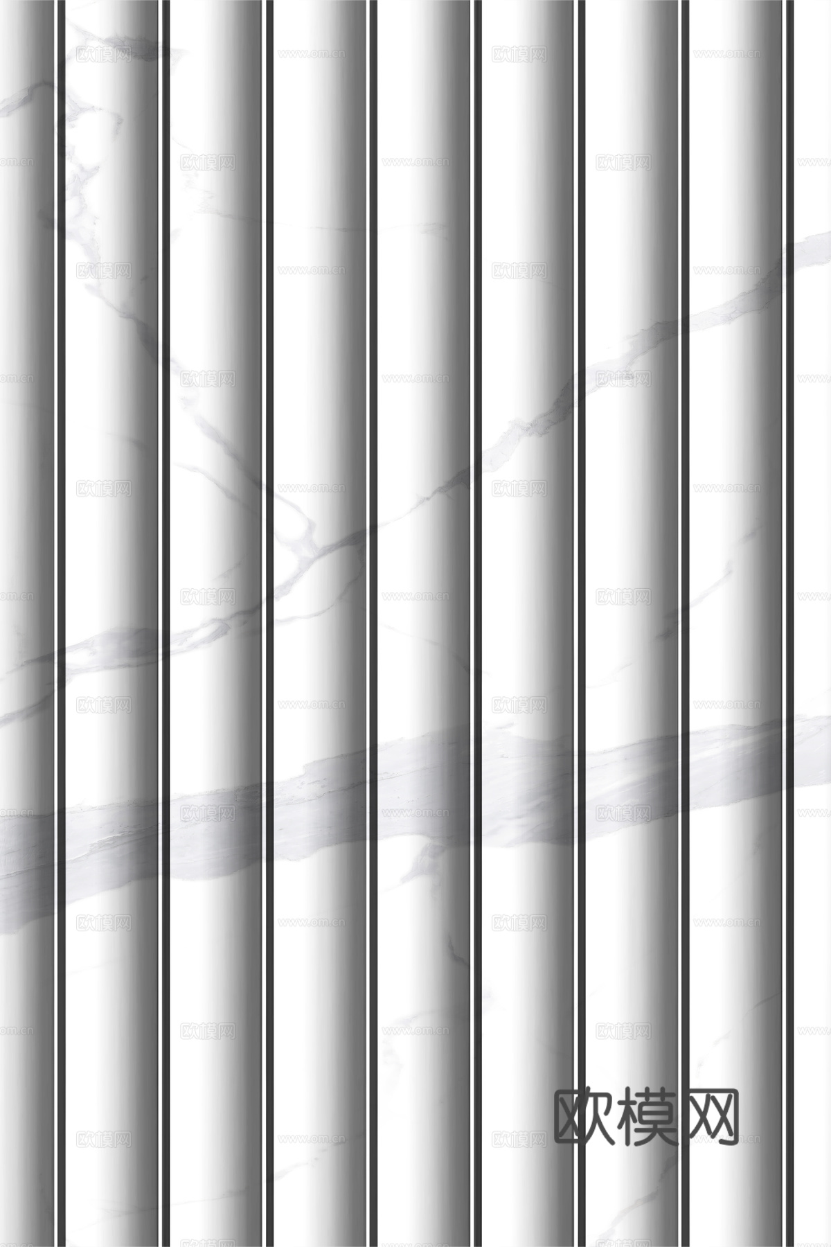 岩板大理石纹波浪艺术背景墙下载（渲染图1）