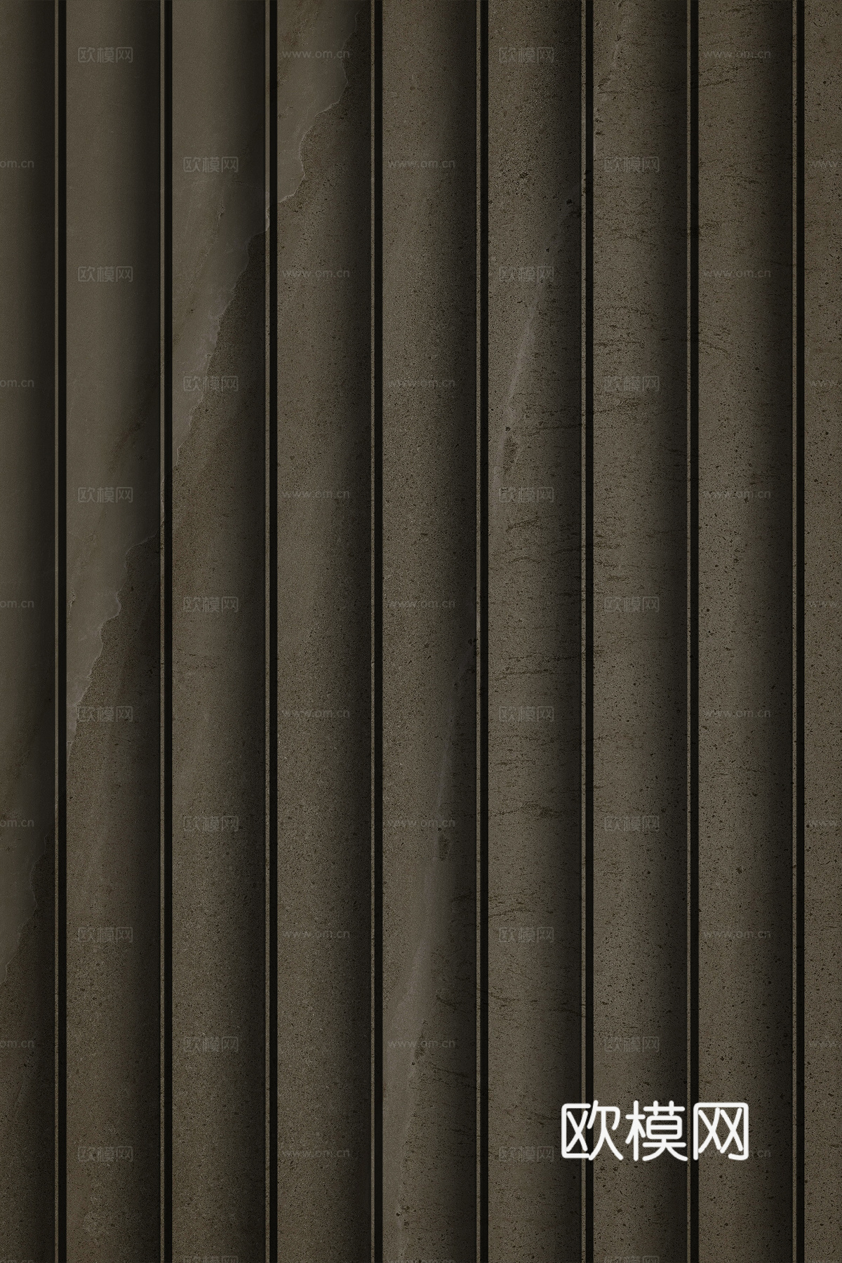 岩板大理石纹波浪艺术背景墙下载（渲染图5）