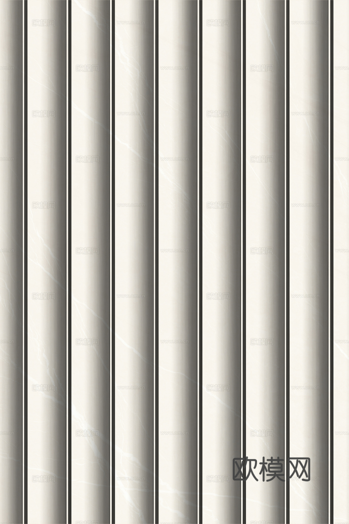 岩板大理石纹波浪艺术背景墙下载（渲染图5）