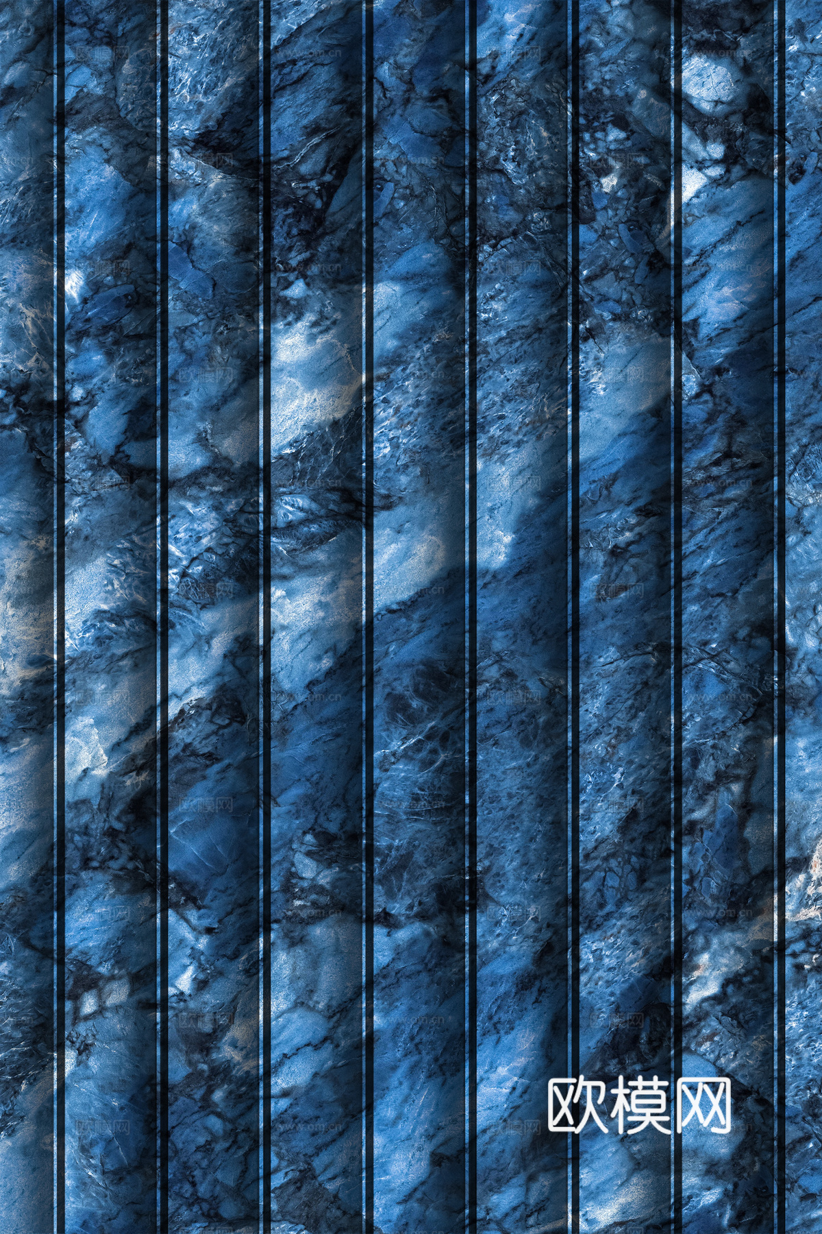 岩板大理石纹波浪艺术背景墙下载（渲染图8）