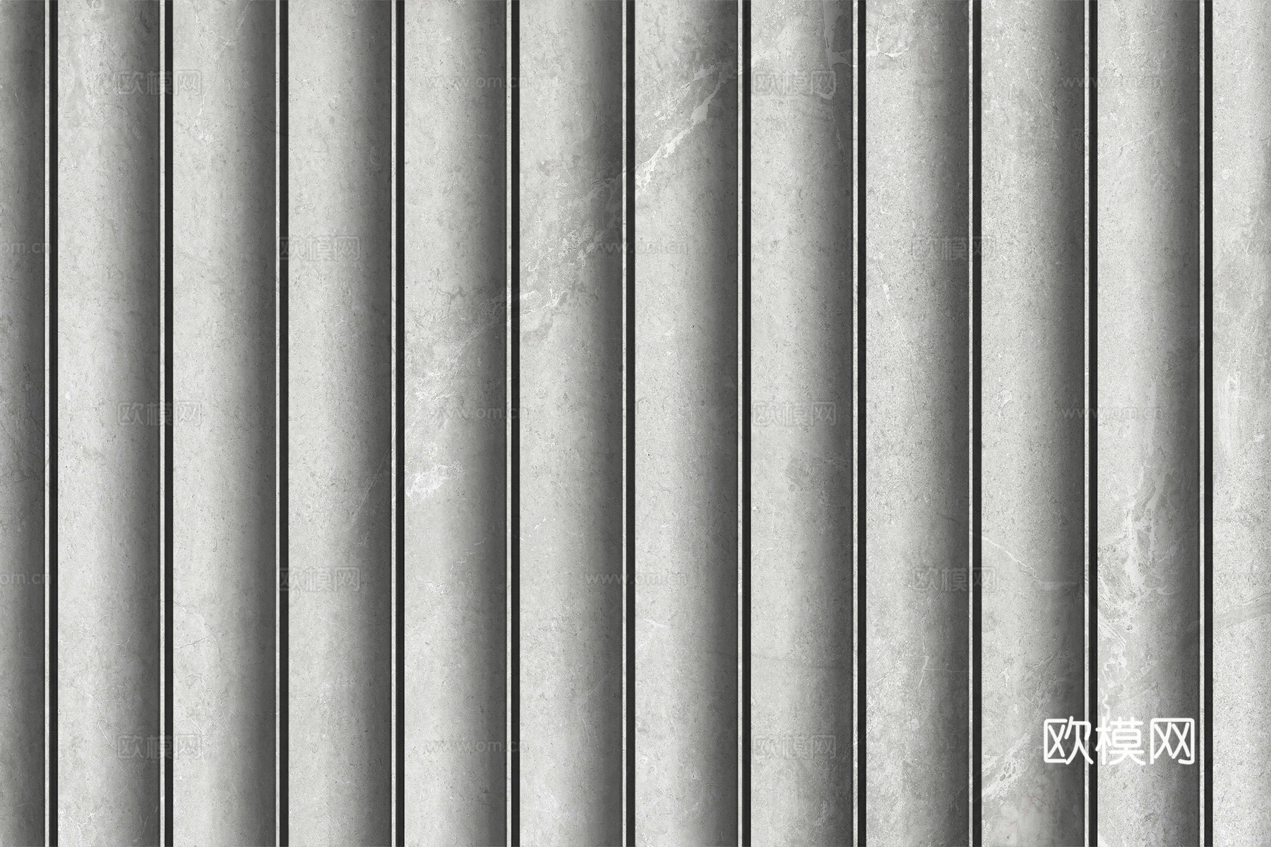 岩板大理石纹波浪艺术背景墙下载（渲染图2）