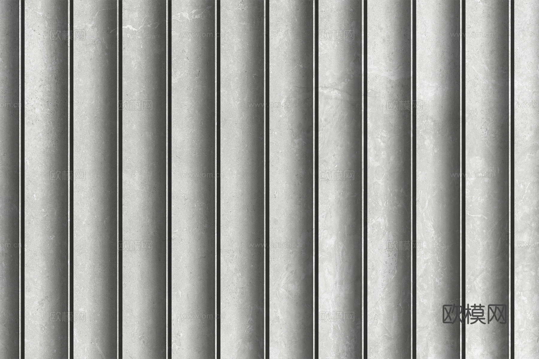 岩板大理石纹波浪艺术背景墙下载（渲染图3）