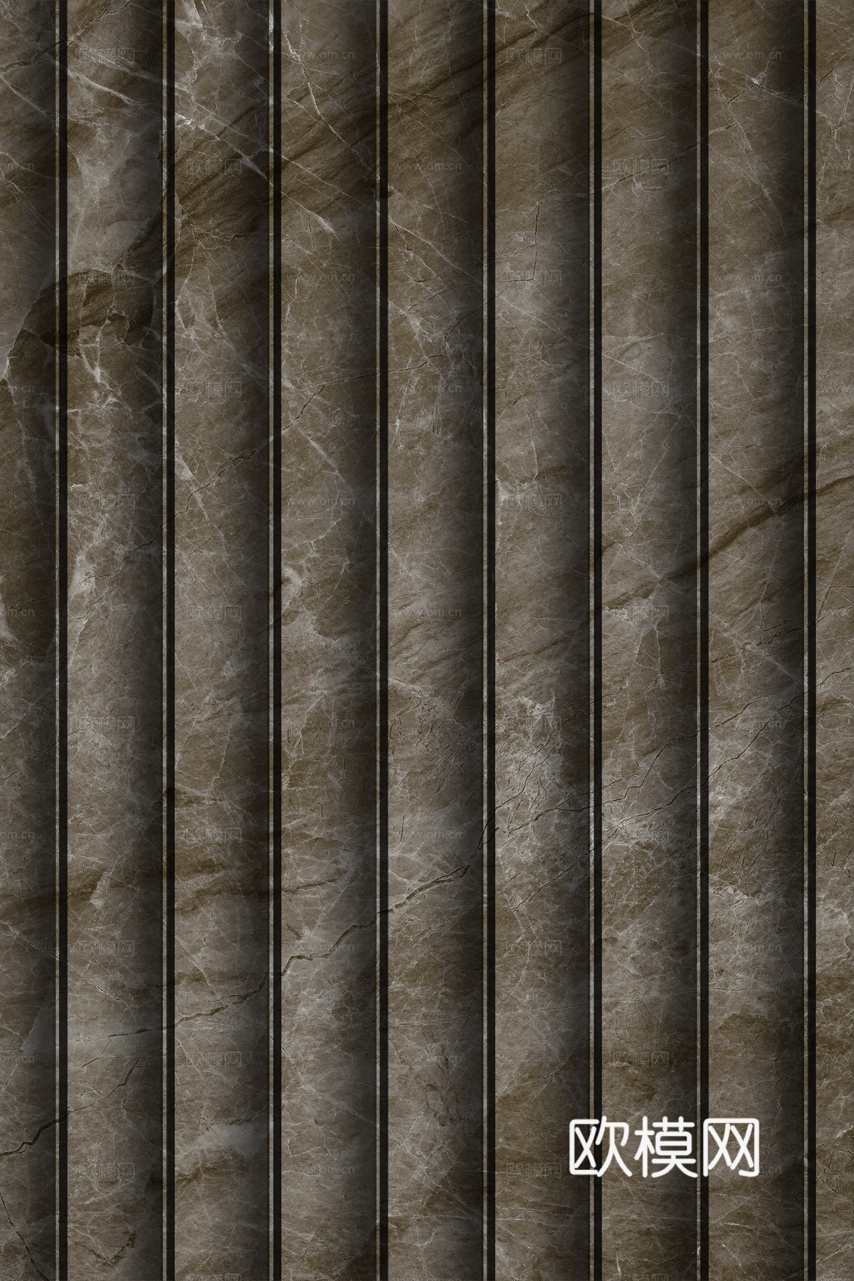 岩板大理石纹波浪艺术背景墙下载（渲染图6）