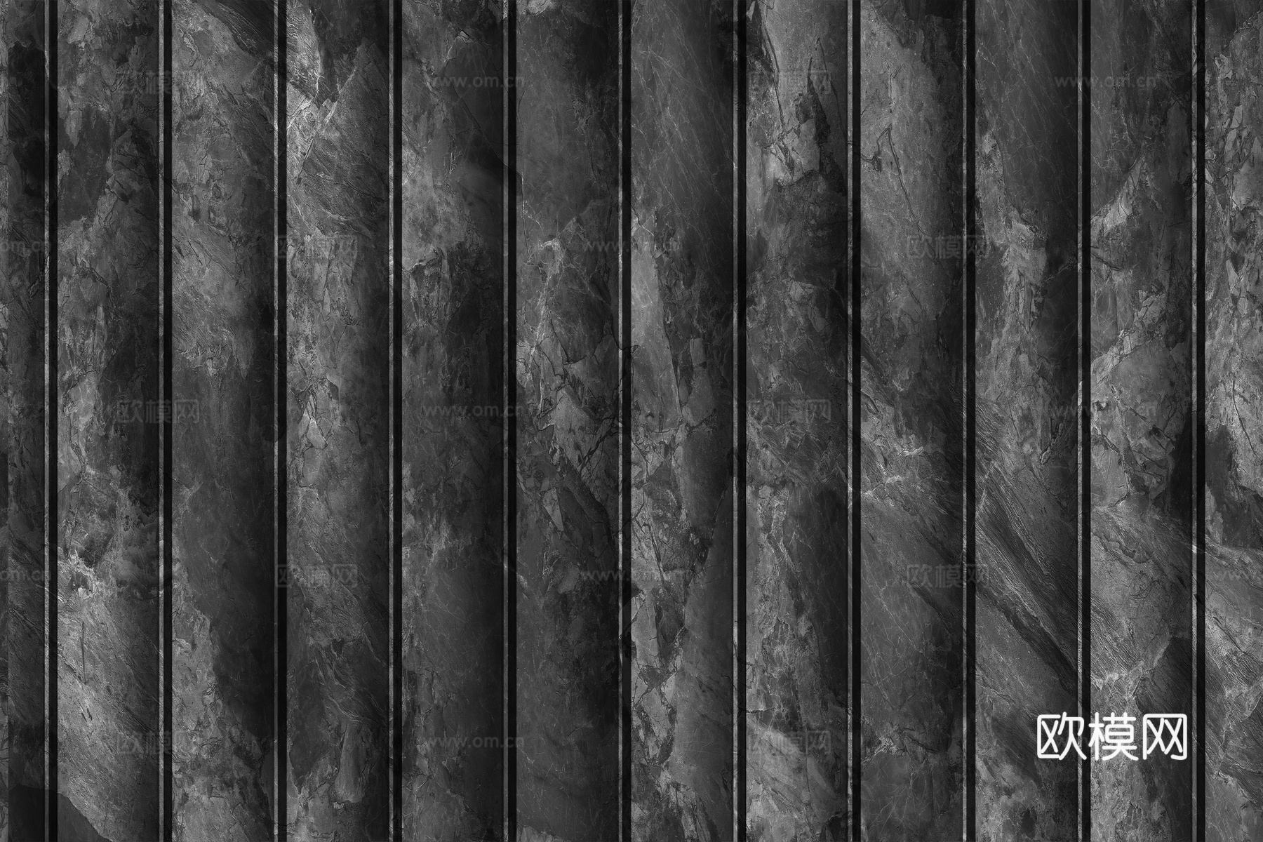 岩板大理石纹波浪艺术背景墙下载（渲染图5）