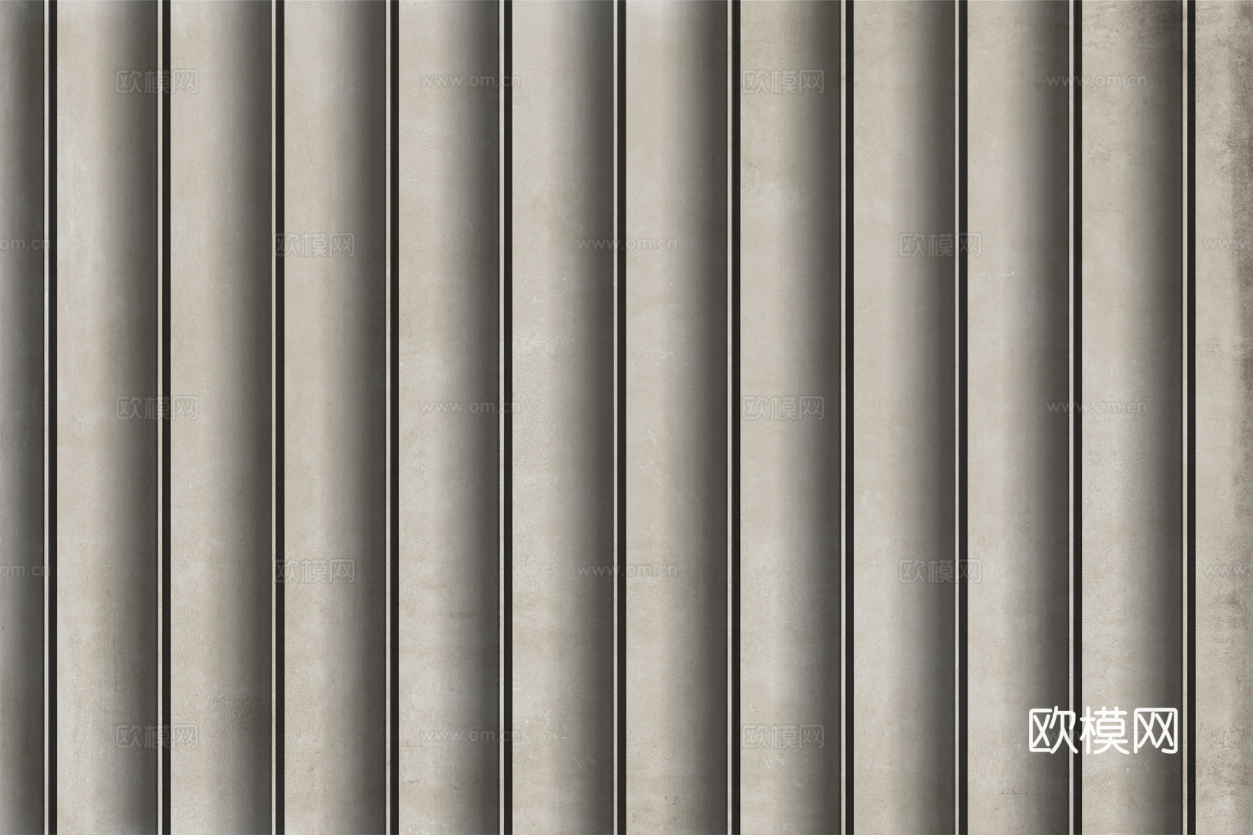 岩板大理石纹波浪艺术背景墙下载（渲染图7）