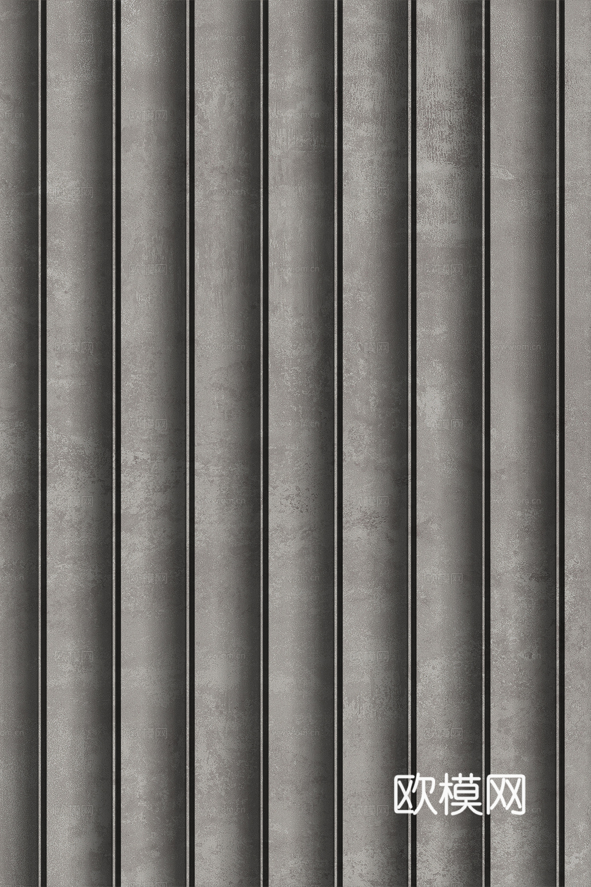 岩板大理石纹波浪艺术背景墙下载（渲染图3）