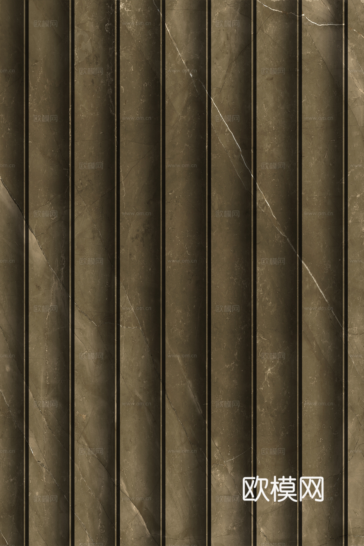 岩板大理石纹波浪艺术背景墙下载（渲染图4）