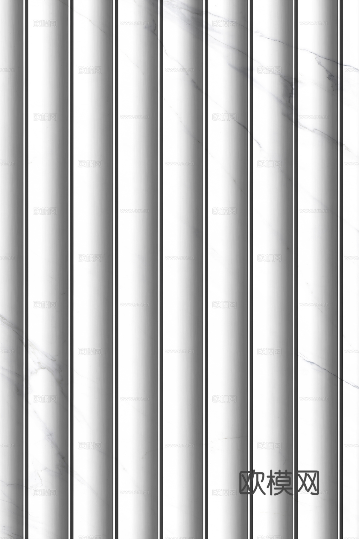 岩板大理石纹波浪艺术背景墙下载（渲染图3）