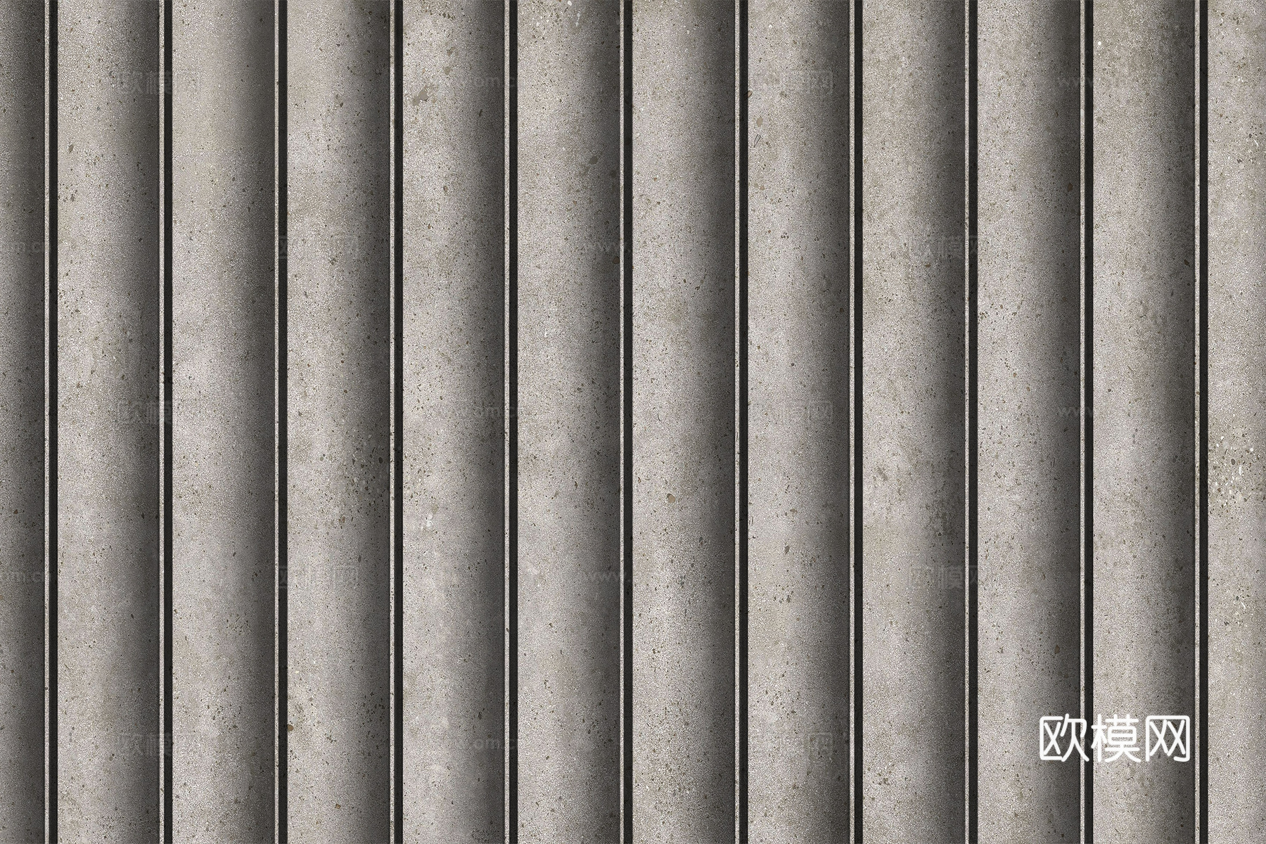 岩板大理石纹波浪艺术背景墙下载（渲染图8）