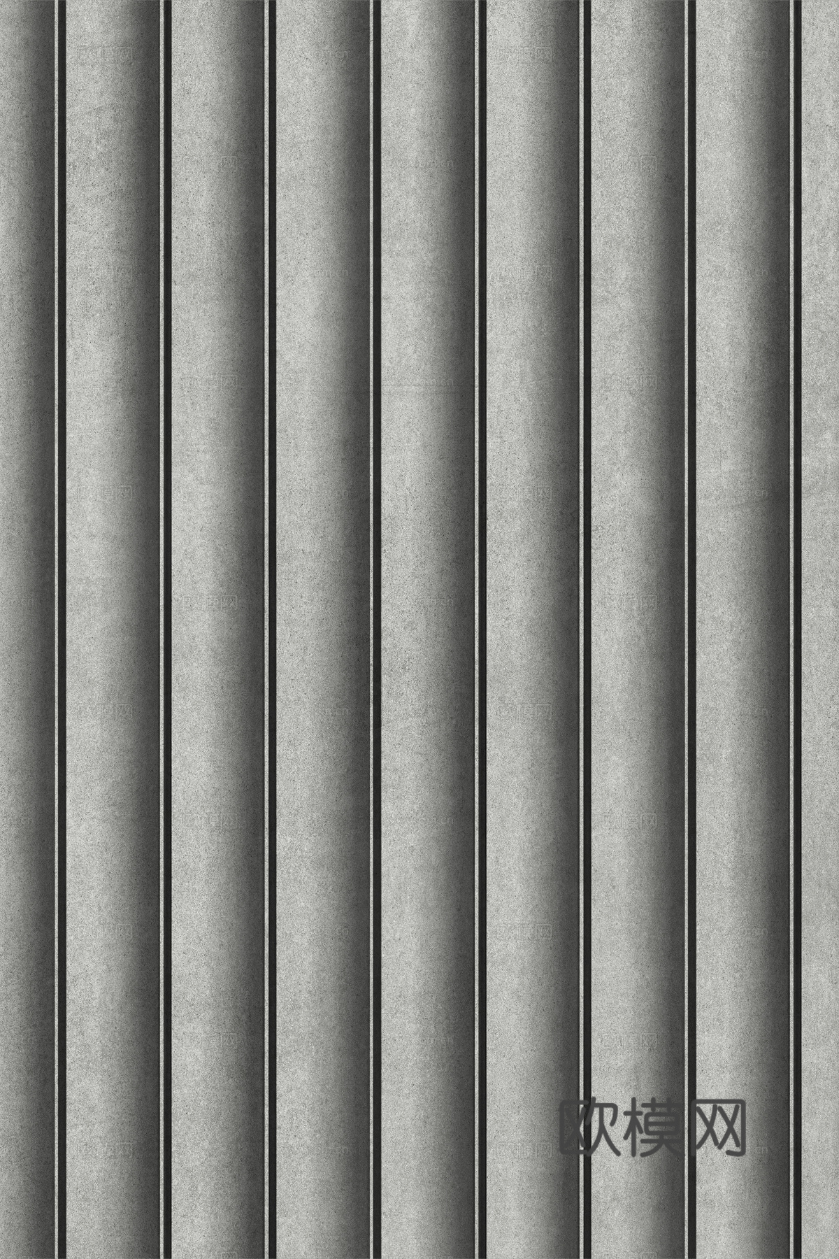 岩板大理石纹波浪艺术背景墙下载（渲染图5）