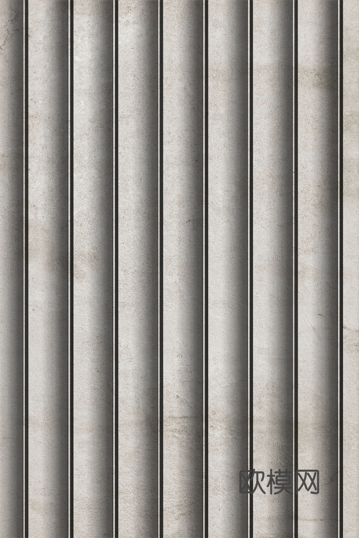 岩板大理石纹波浪艺术背景墙下载（渲染图4）