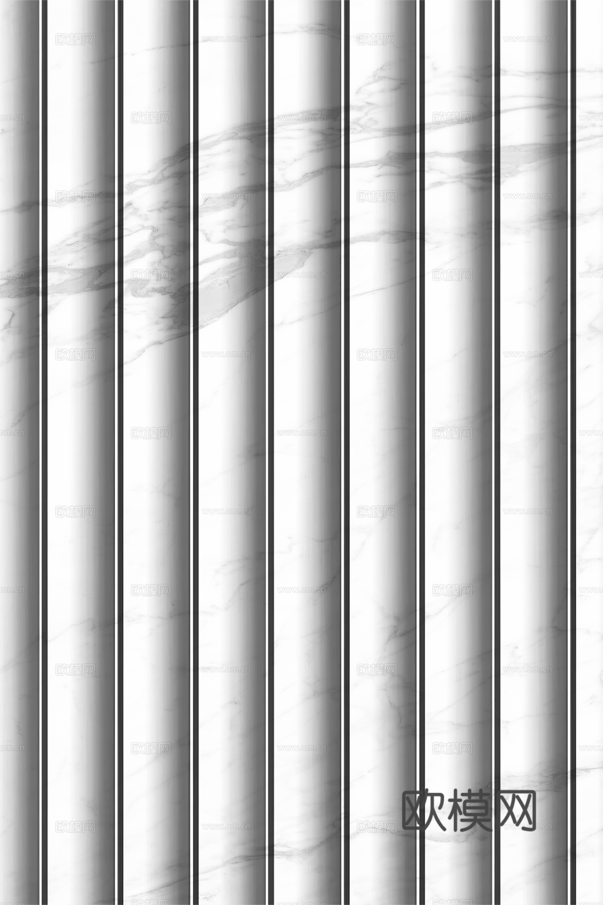 岩板大理石纹波浪艺术背景墙下载（渲染图2）