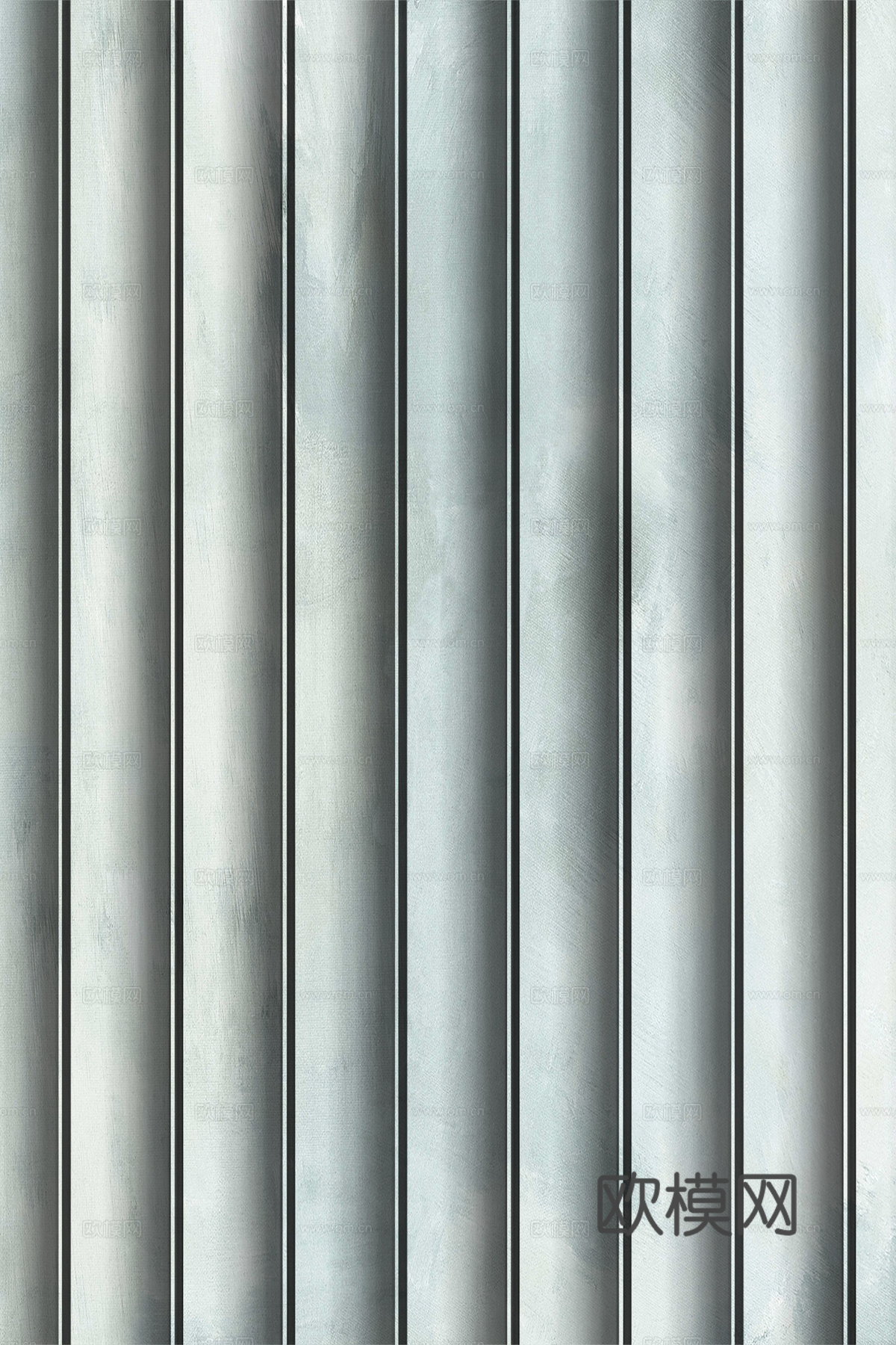 岩板大理石纹波浪艺术背景墙下载（渲染图3）