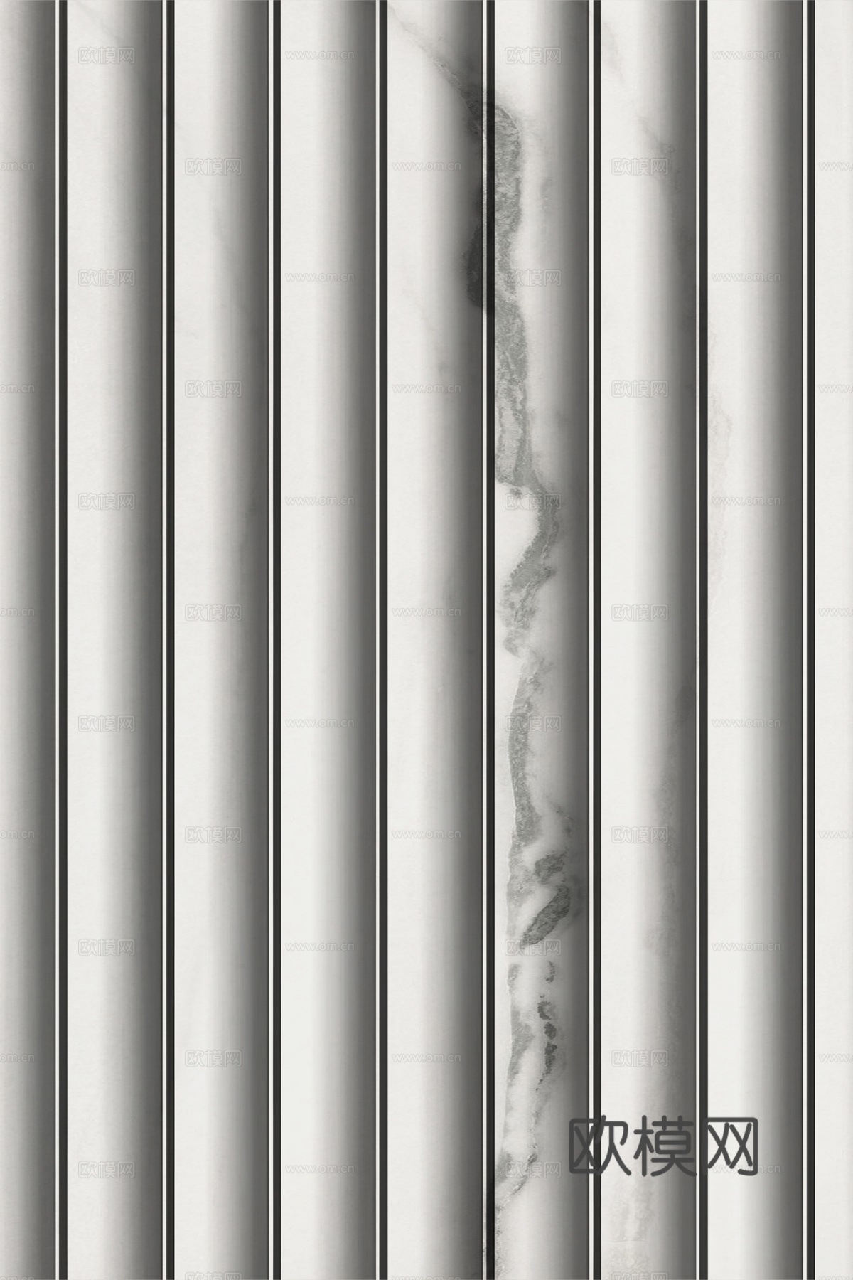 岩板大理石纹波浪艺术背景墙下载（渲染图1）