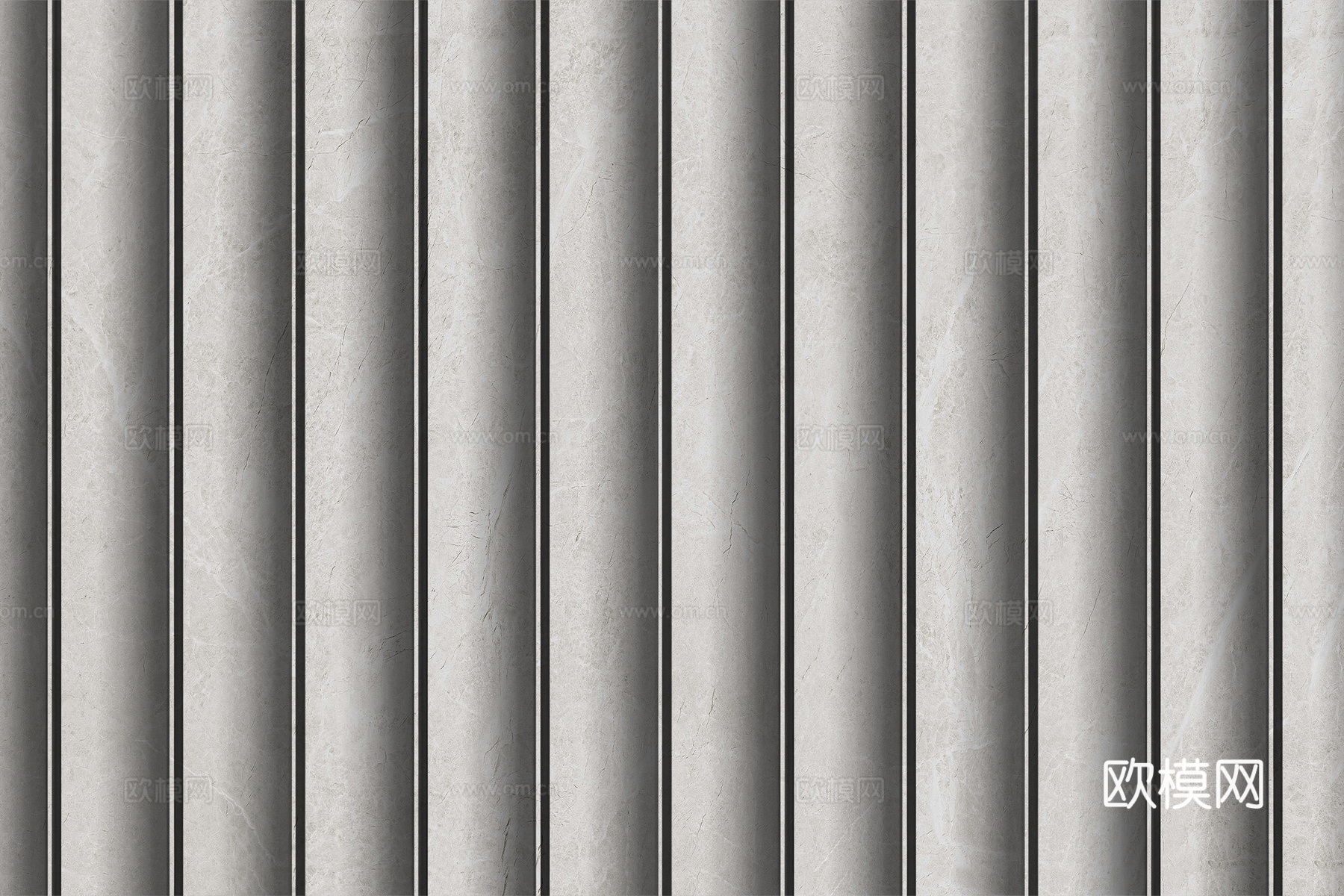 岩板大理石纹波浪艺术背景墙下载（渲染图6）