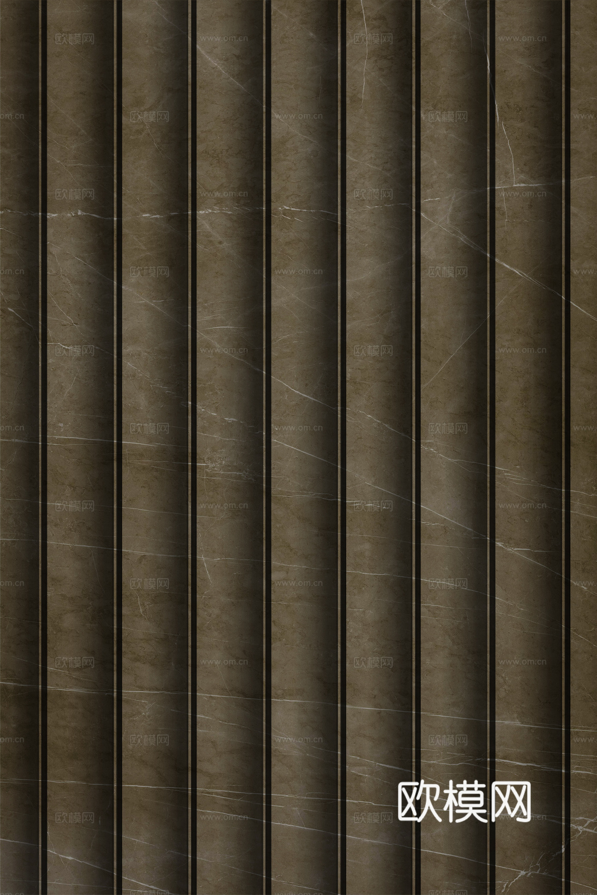 岩板大理石纹波浪艺术背景墙下载（渲染图1）