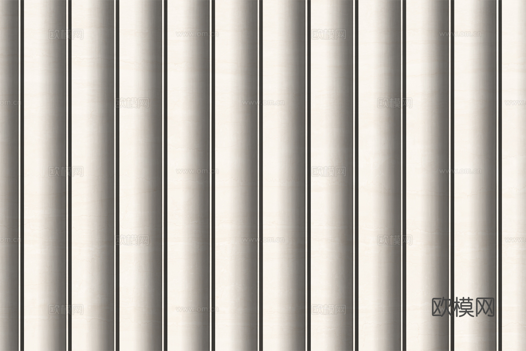 岩板大理石纹波浪艺术背景墙下载（渲染图5）