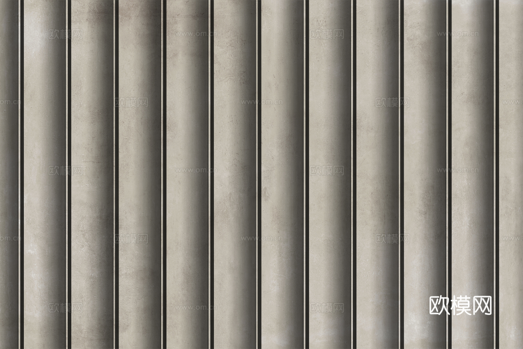 岩板大理石纹波浪艺术背景墙下载（渲染图6）