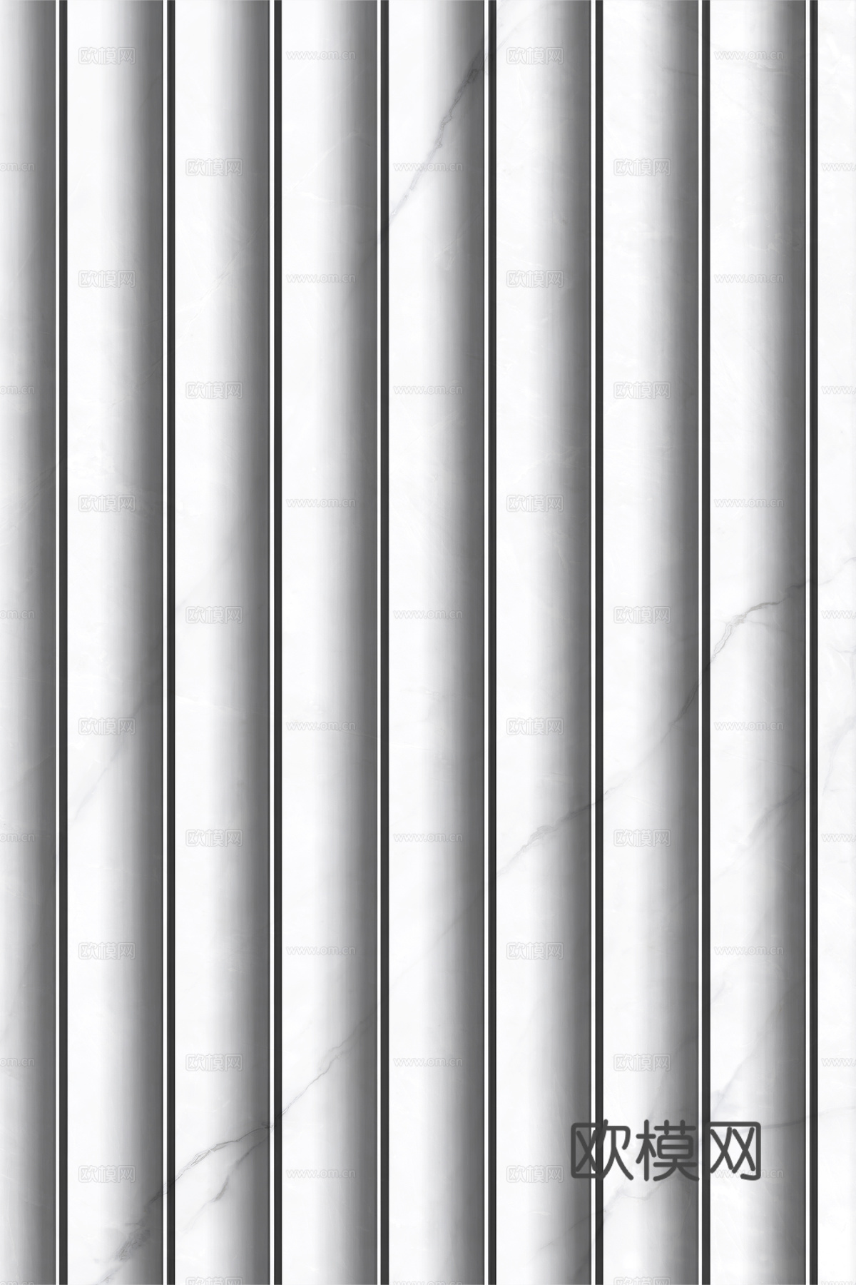 岩板大理石纹波浪艺术背景墙下载（渲染图4）