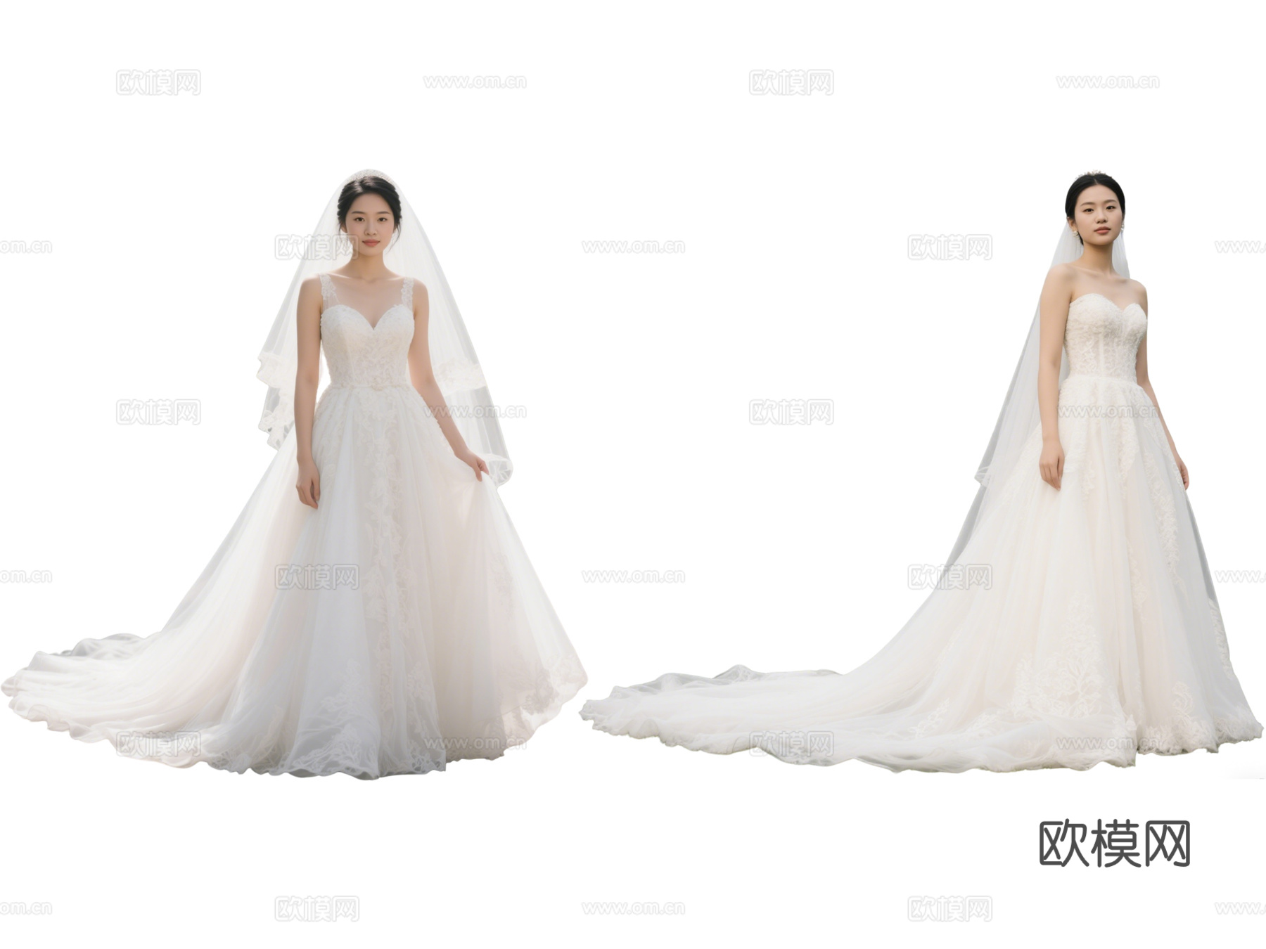PS免抠现代人物 婚纱照 婚纱新娘 婚纱美女 现代美女