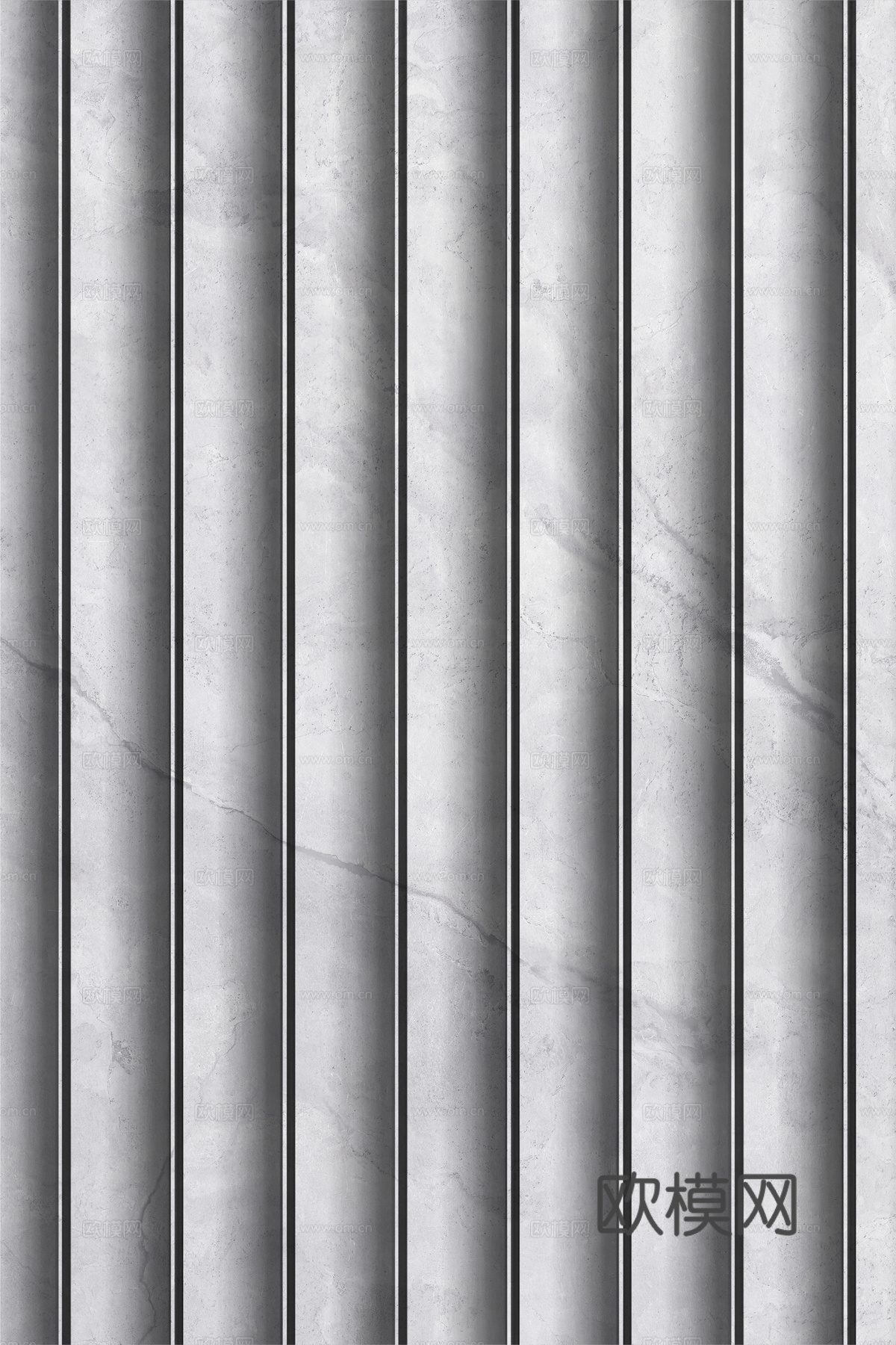 岩板大理石纹波浪艺术背景墙下载（渲染图5）