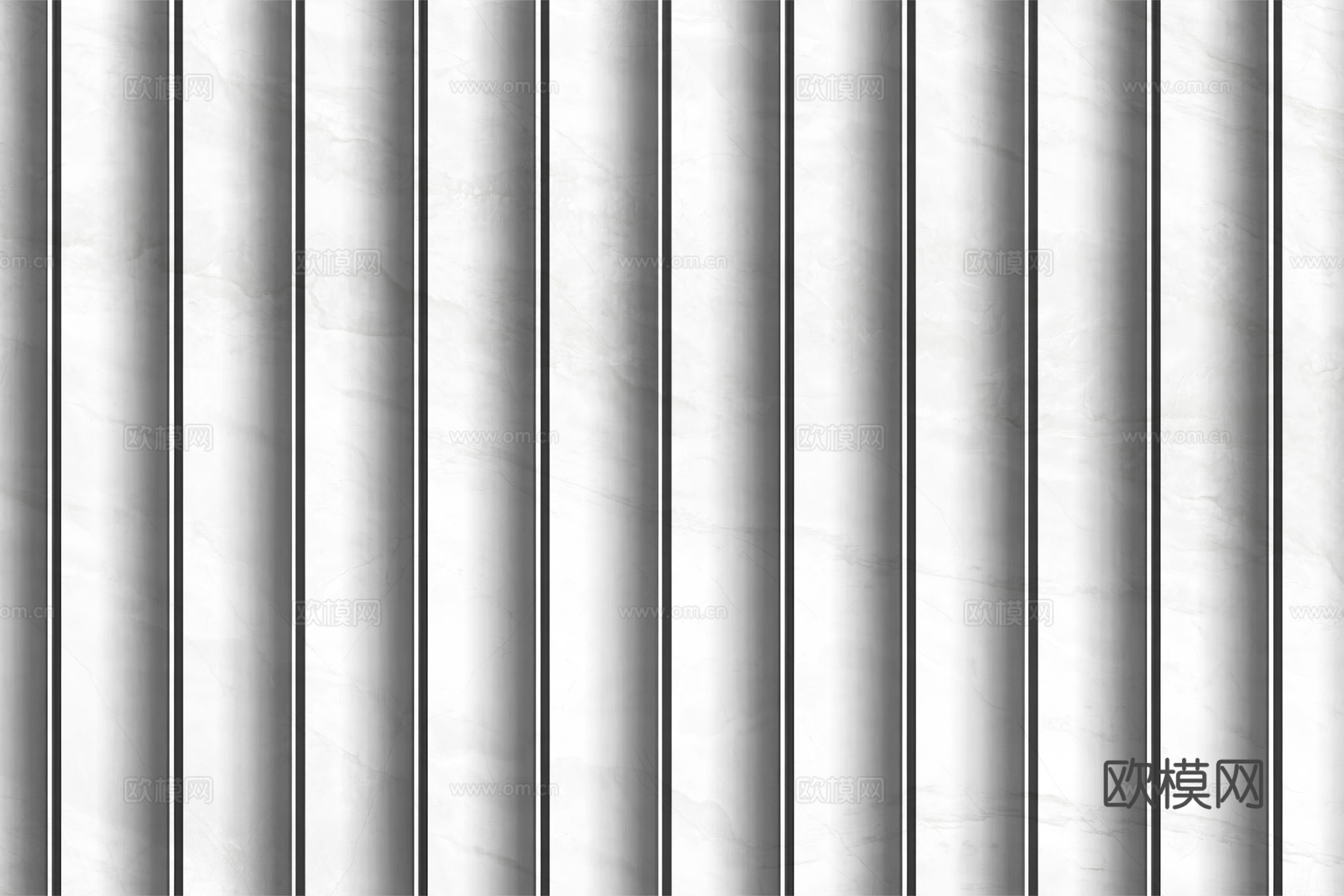 岩板大理石纹波浪艺术背景墙下载（渲染图3）