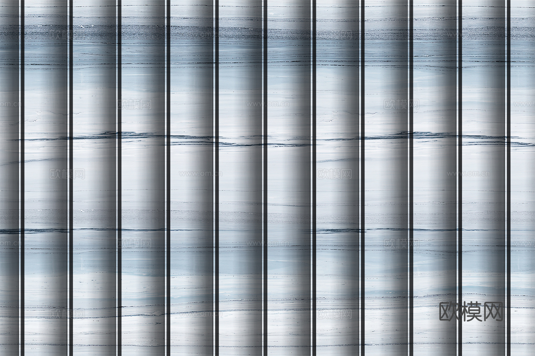 岩板大理石纹波浪艺术背景墙下载（渲染图3）