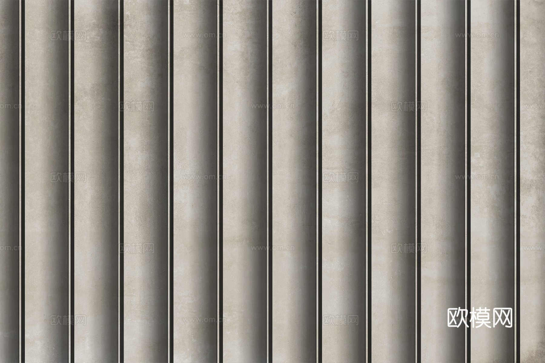 岩板大理石纹波浪艺术背景墙下载（渲染图8）