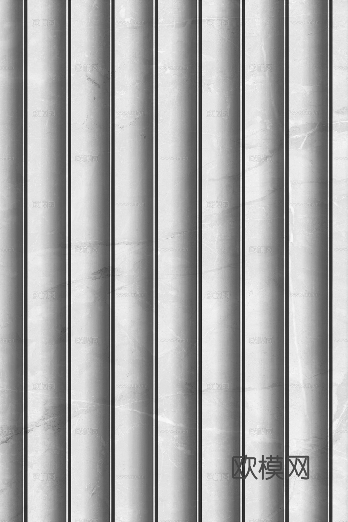 岩板大理石纹波浪艺术背景墙下载（渲染图5）