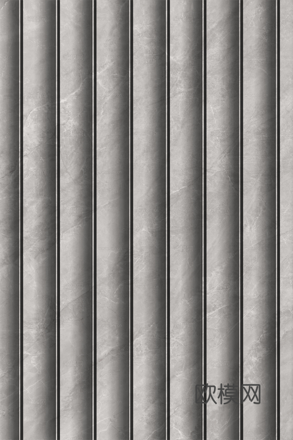 岩板大理石纹波浪艺术背景墙下载（渲染图2）