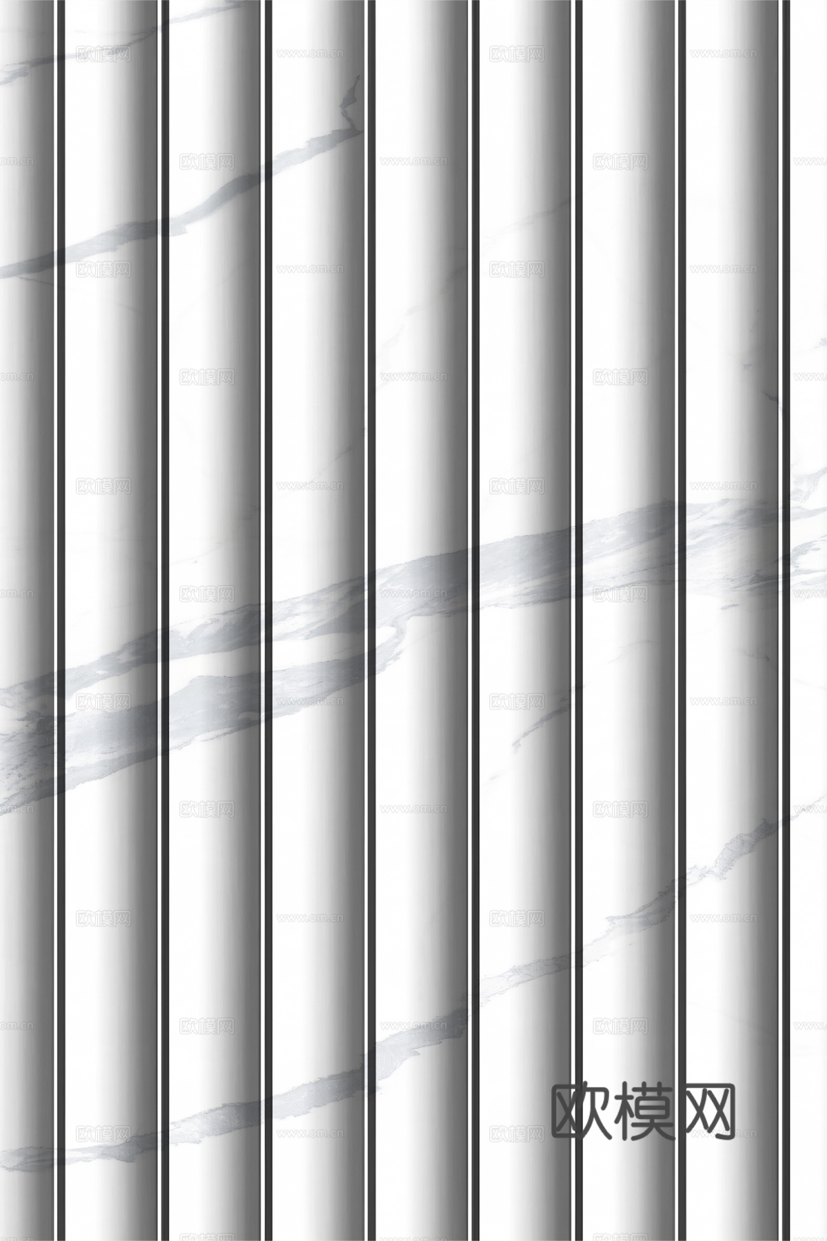 岩板大理石纹波浪艺术背景墙下载（渲染图1）