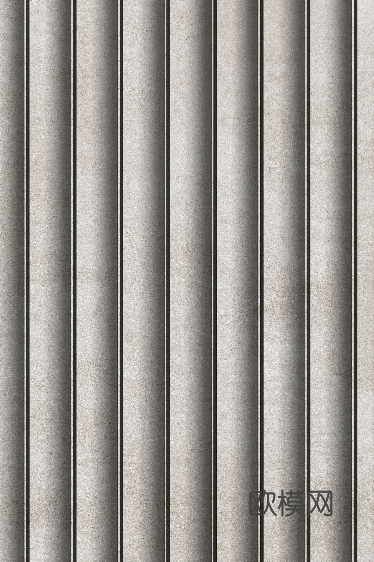 岩板大理石纹波浪艺术背景墙下载（渲染图3）