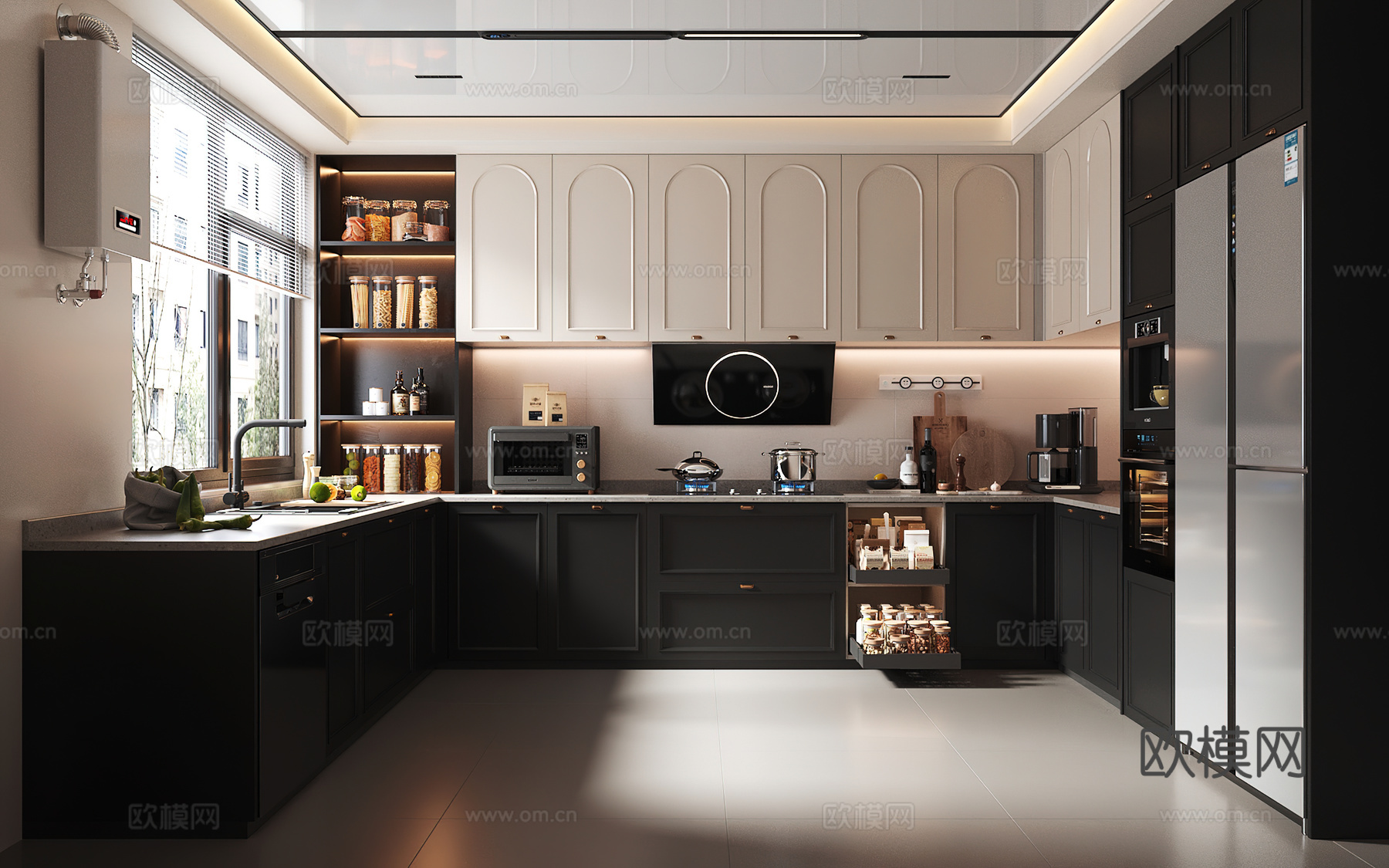 厨房设计 橱柜设计 厨房 橱柜 厨房柜子3d模型